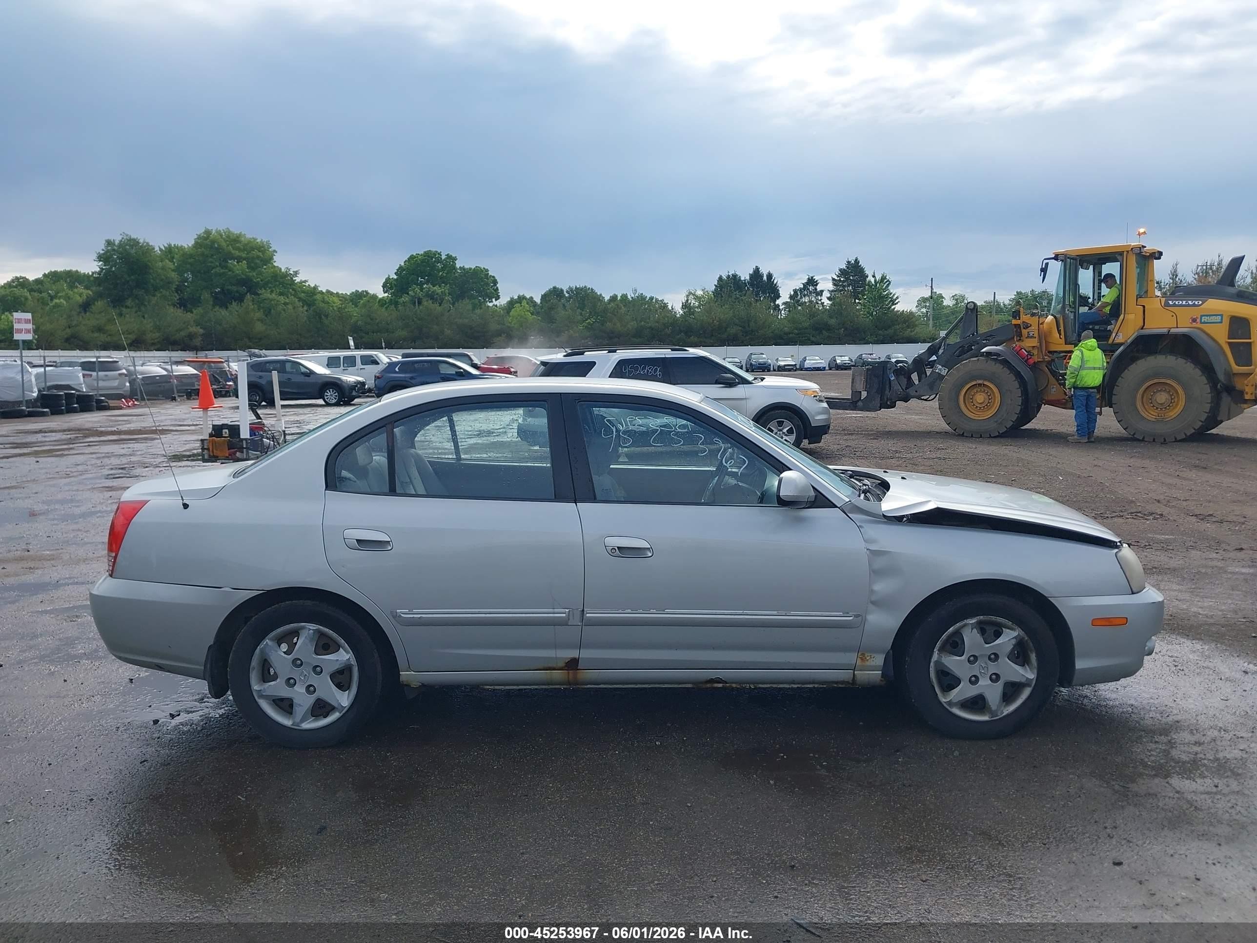 2006 Hyundai Elantra Gls/limited Silver vin: KMHDN46D66U232068