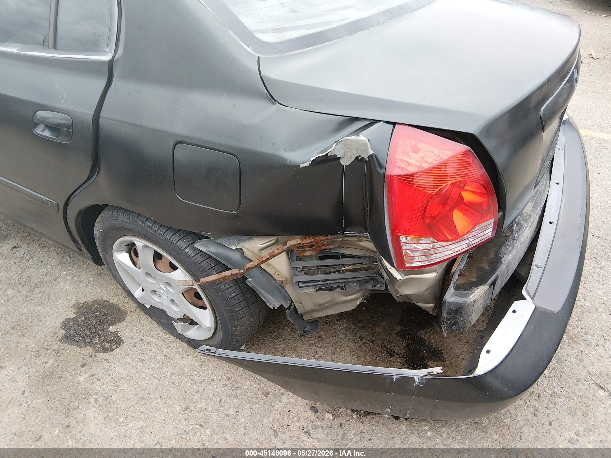 2006 Hyundai Elantra Gls/limited Черный vin: KMHDN46D66U261179