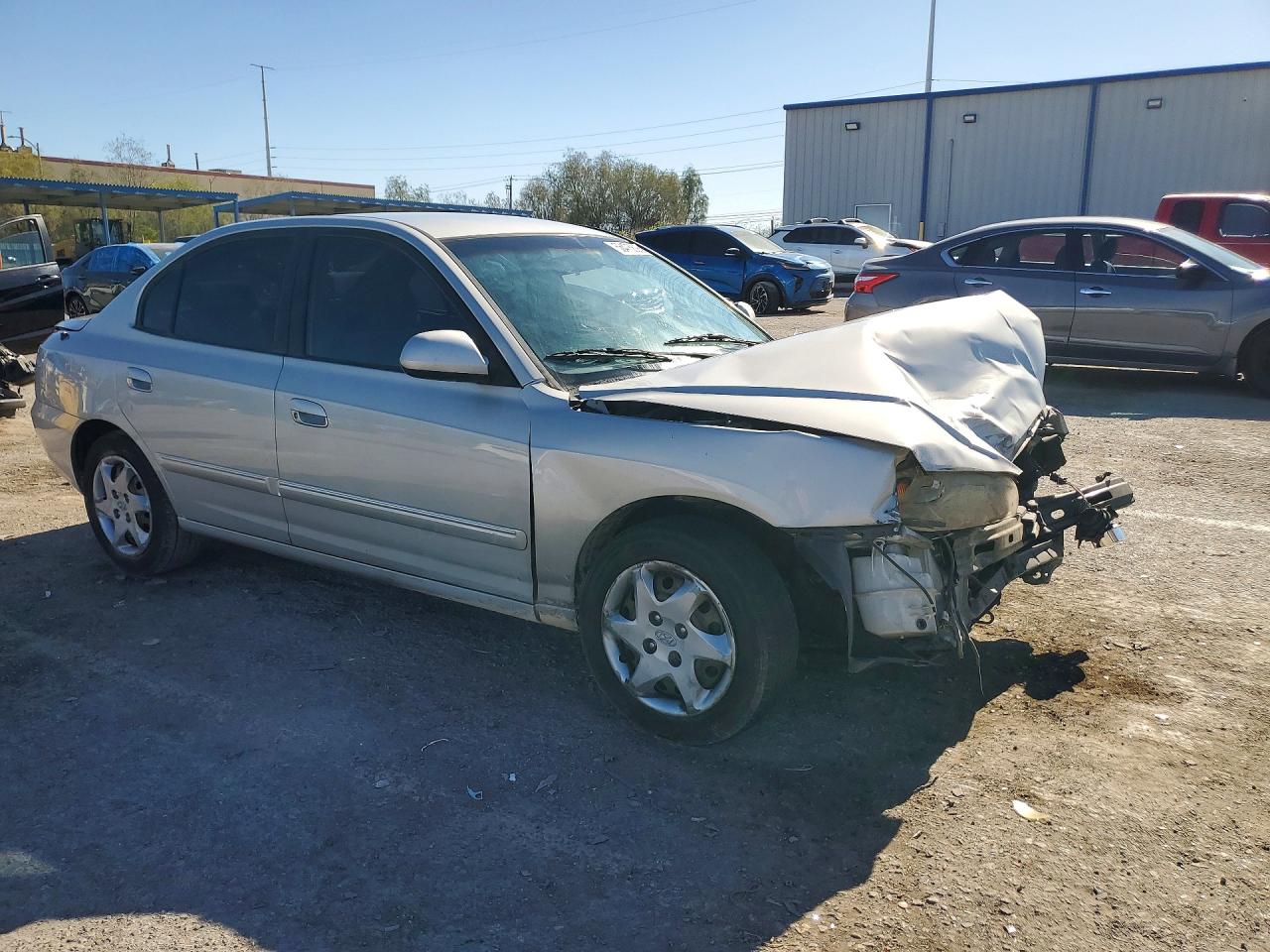 2006 Hyundai Elantra Gls Silver vin: KMHDN46D66U278483