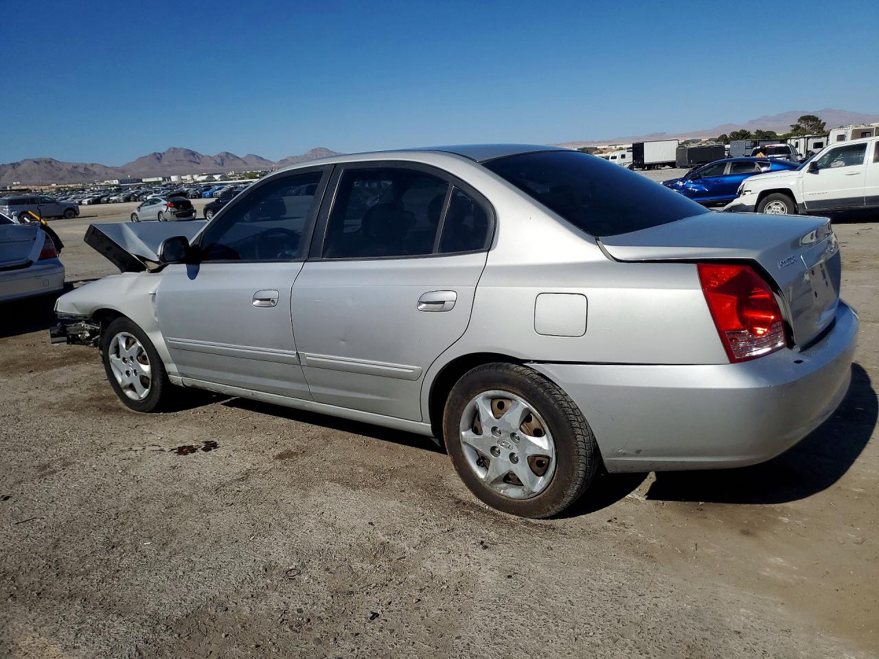 2006 Hyundai Elantra Gls Silver vin: KMHDN46D66U278483