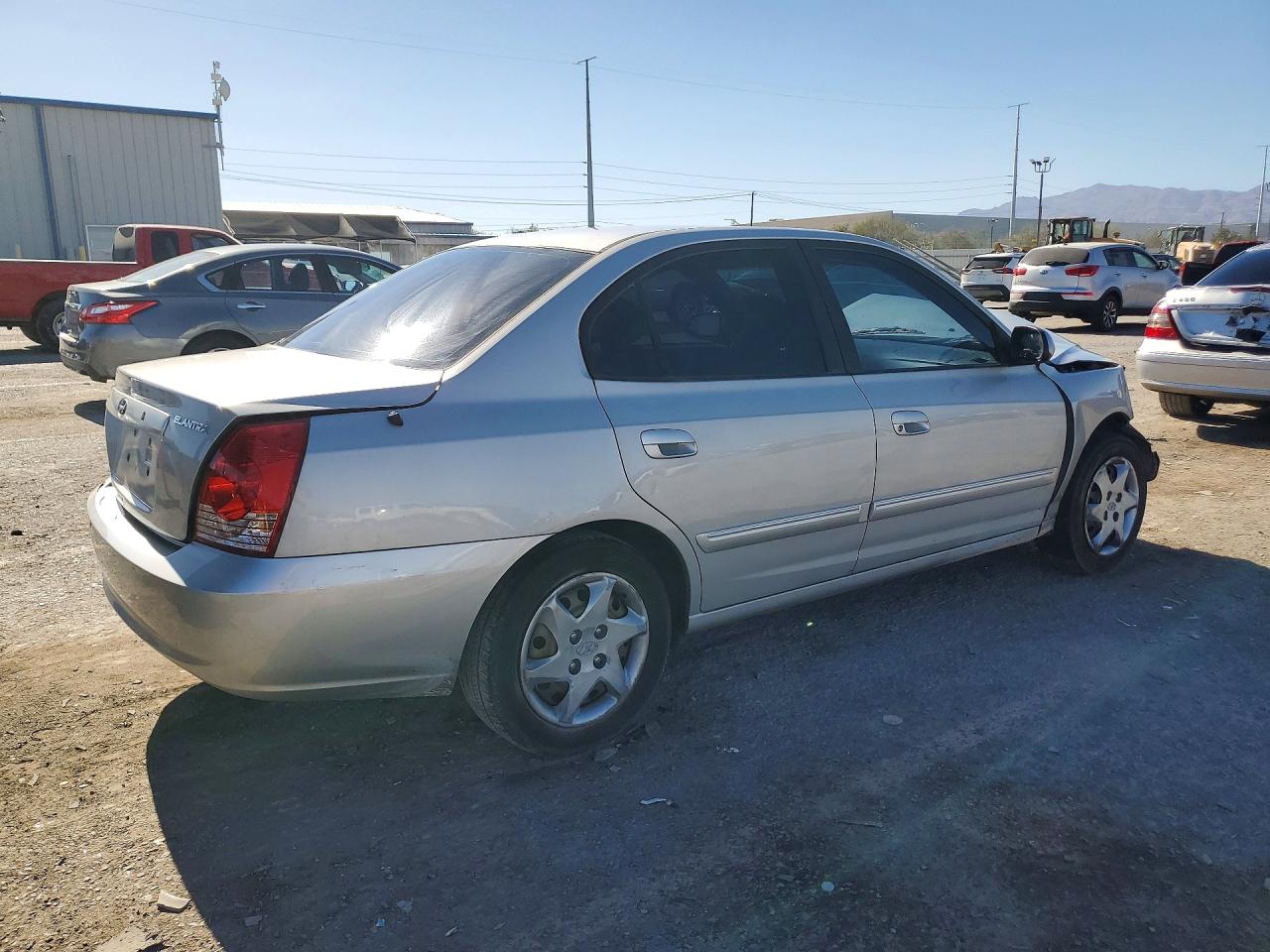 2006 Hyundai Elantra Gls Silver vin: KMHDN46D66U278483