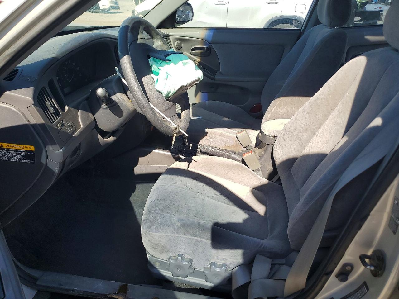 2006 Hyundai Elantra Gls Silver vin: KMHDN46D66U278483