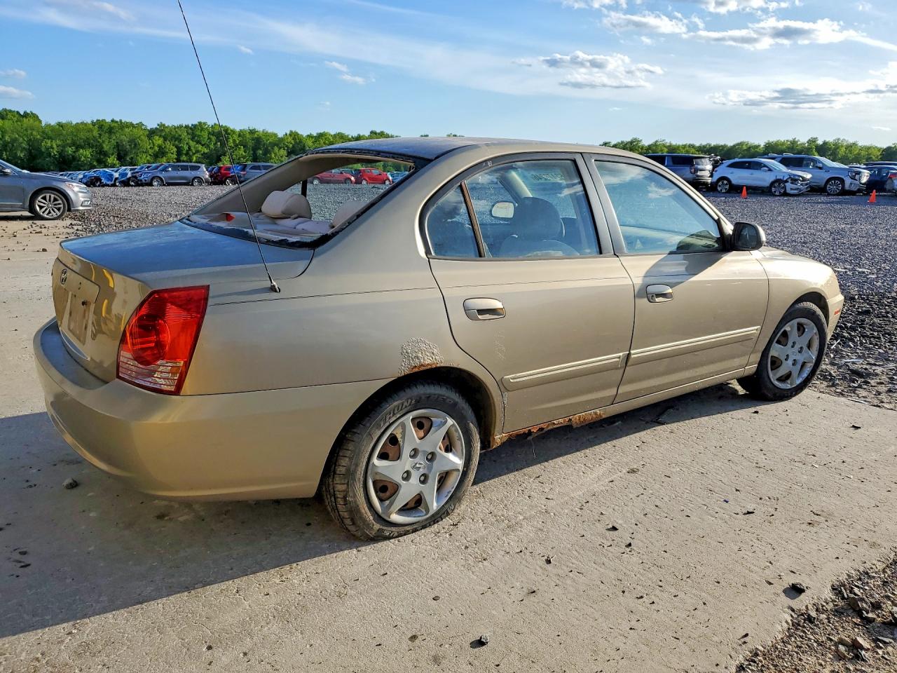 2006 Hyundai Elantra Gls Желто-коричневый vin: KMHDN46D66U361704
