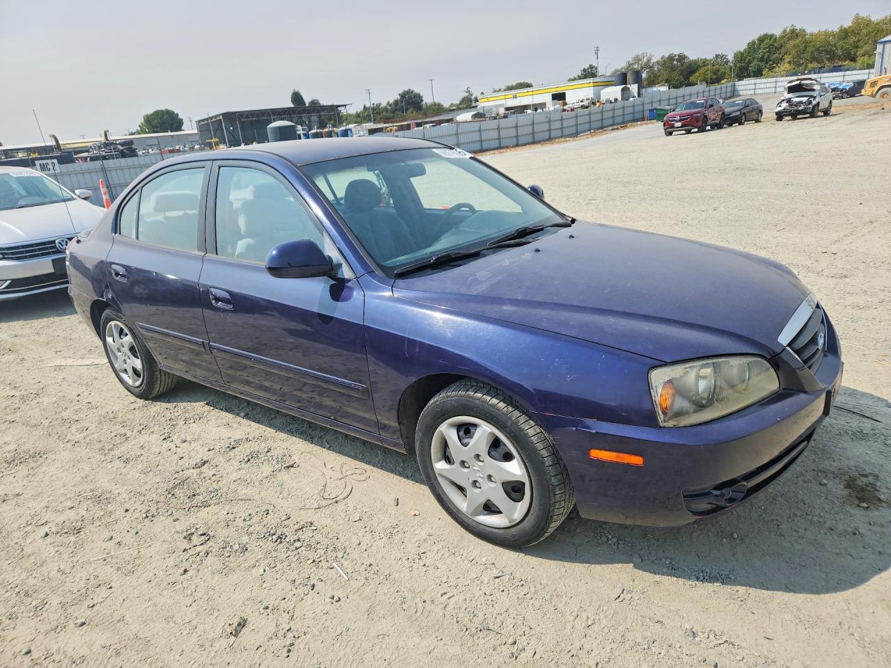 2004 Hyundai Elantra Gls Black vin: KMHDN46D74U720572