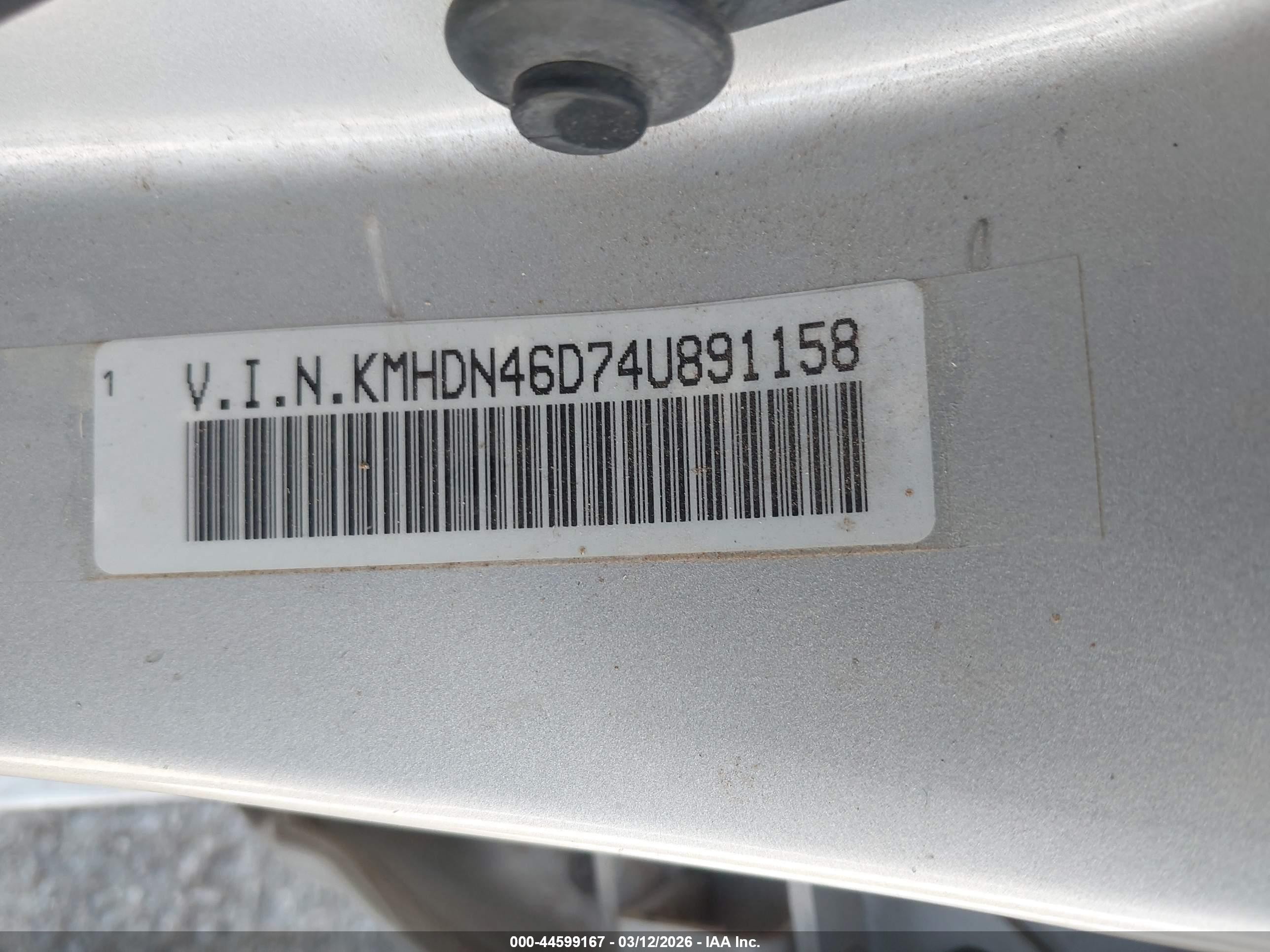 2004 Hyundai Elantra Gls/gt Silver vin: KMHDN46D74U891158