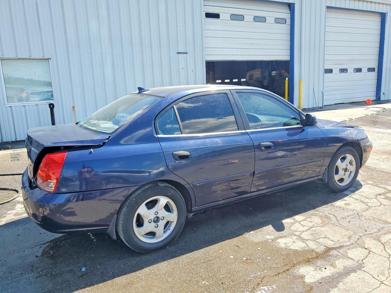 2005 Hyundai Elantra Gls Синий vin: KMHDN46D75U147951