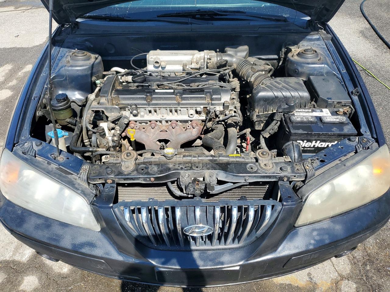 2005 Hyundai Elantra Gls Синий vin: KMHDN46D75U147951