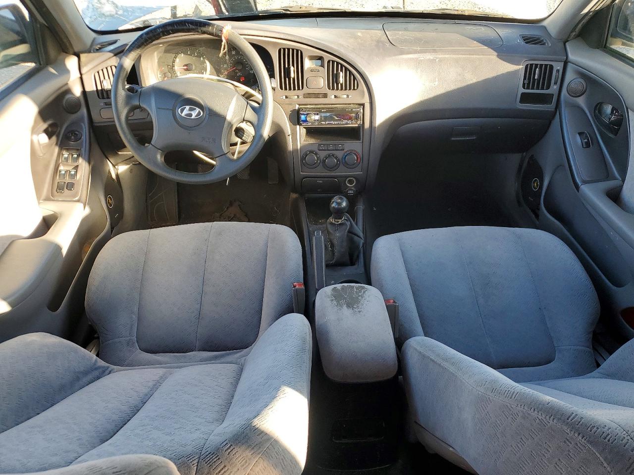 2005 Hyundai Elantra Gls Silver vin: KMHDN46D75U978169