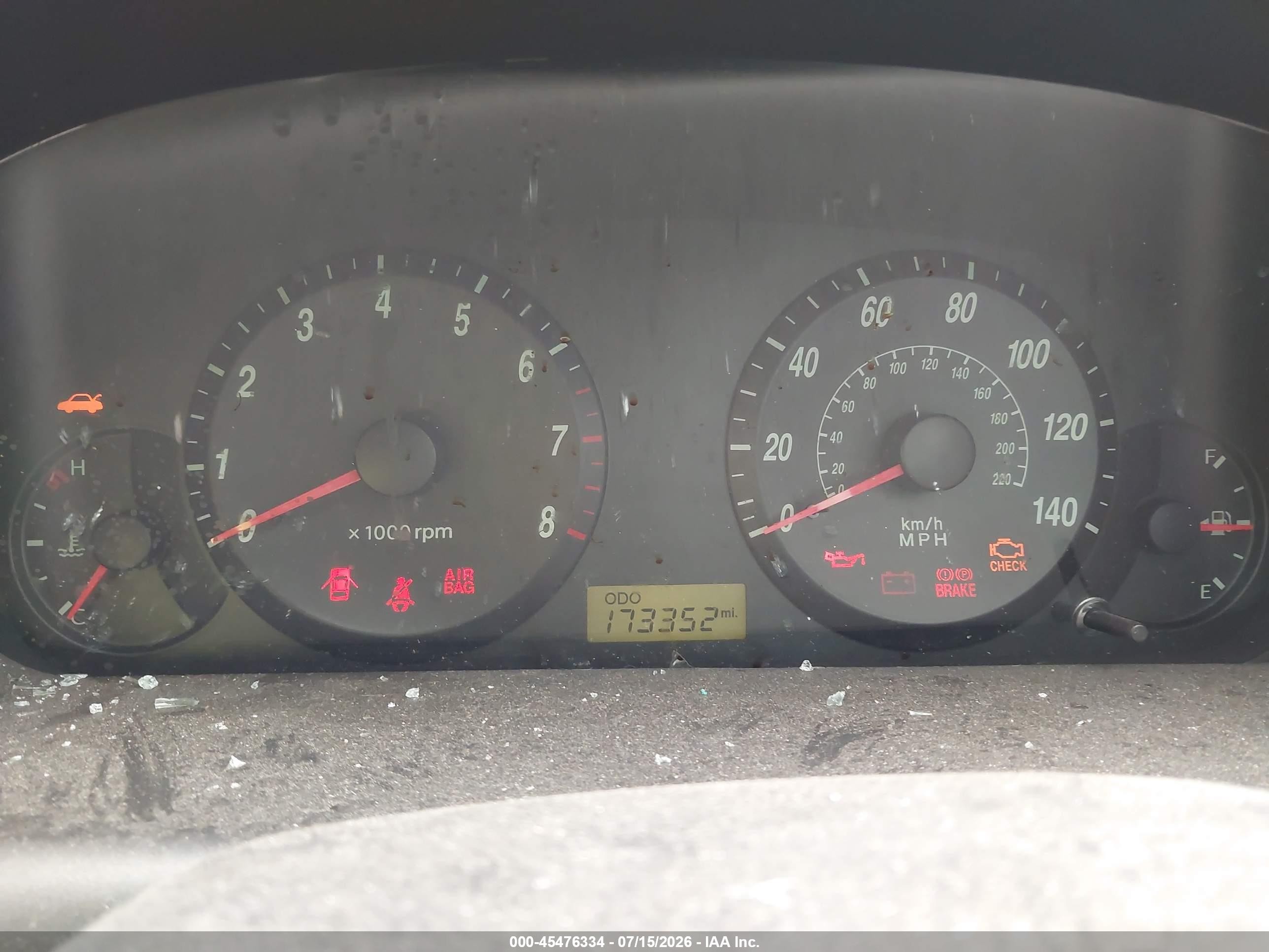 2006 Hyundai Elantra Gls/limited Blue vin: KMHDN46D76U334155