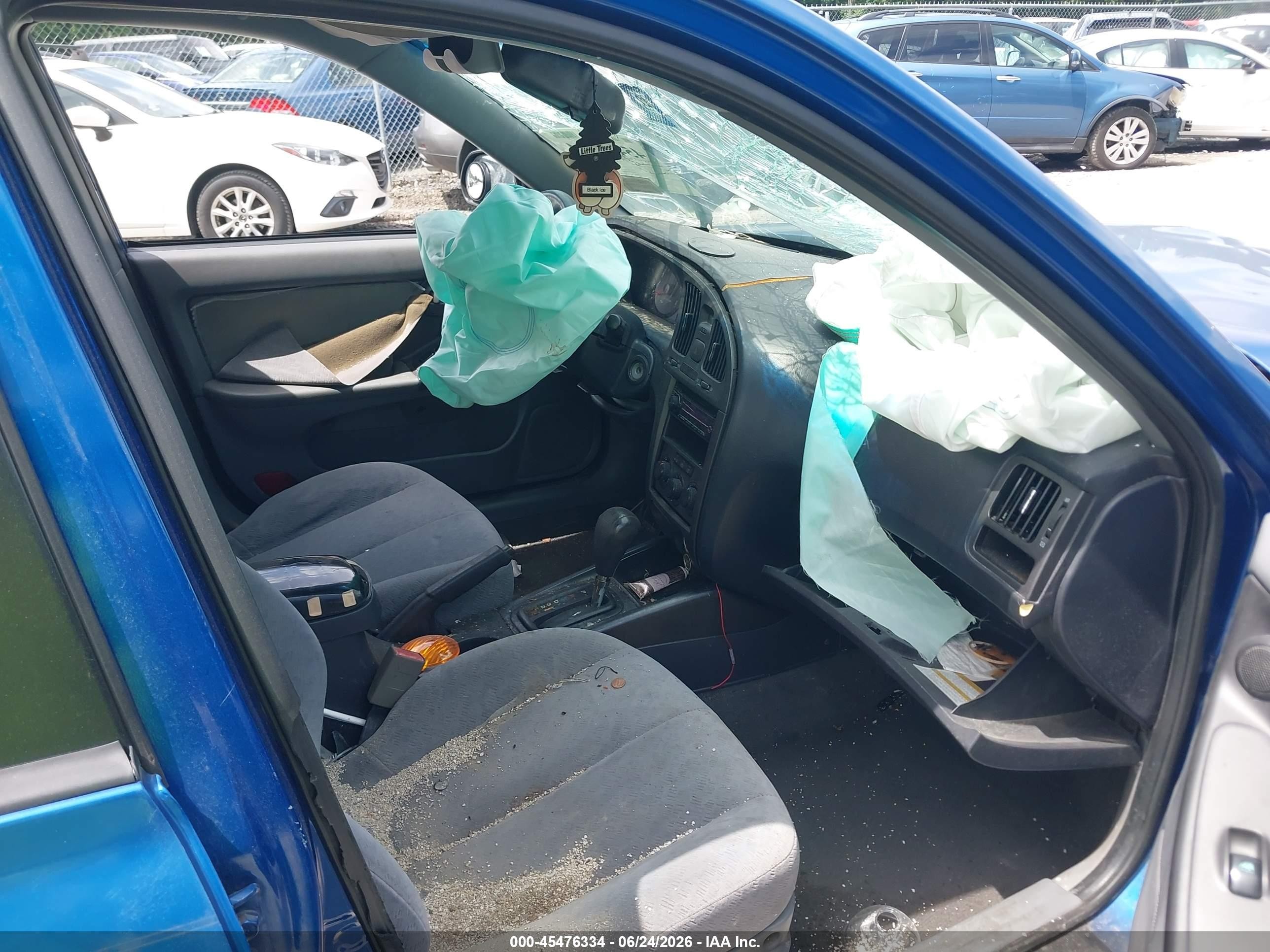 2006 Hyundai Elantra Gls/limited Blue vin: KMHDN46D76U334155