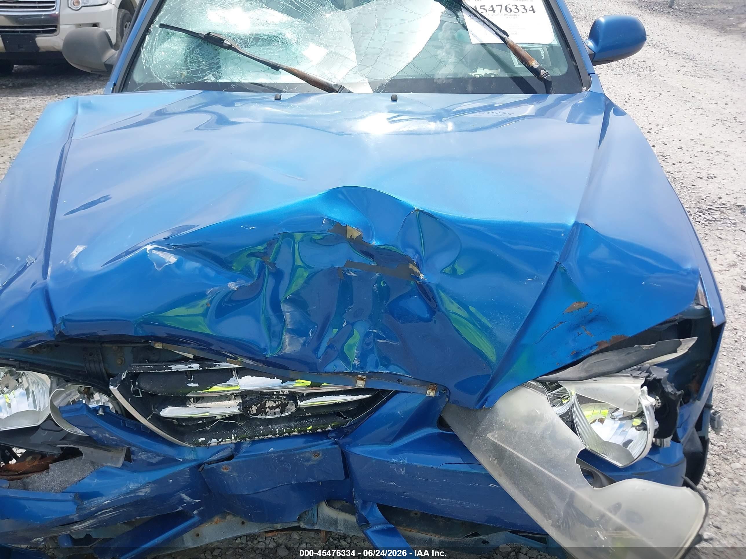 2006 Hyundai Elantra Gls/limited Blue vin: KMHDN46D76U334155