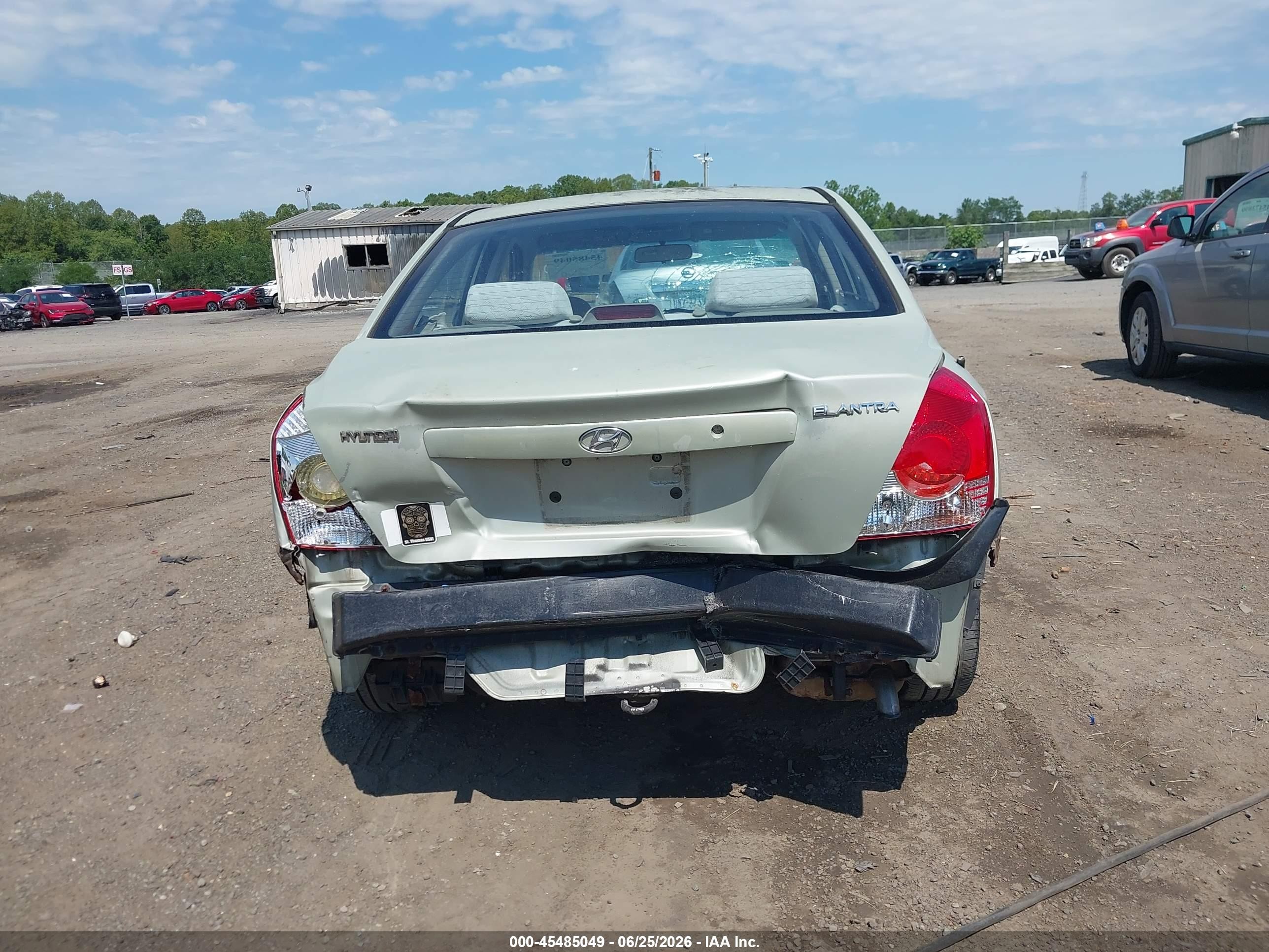 2004 Hyundai Elantra Gls/gt Green vin: KMHDN46D84U770235