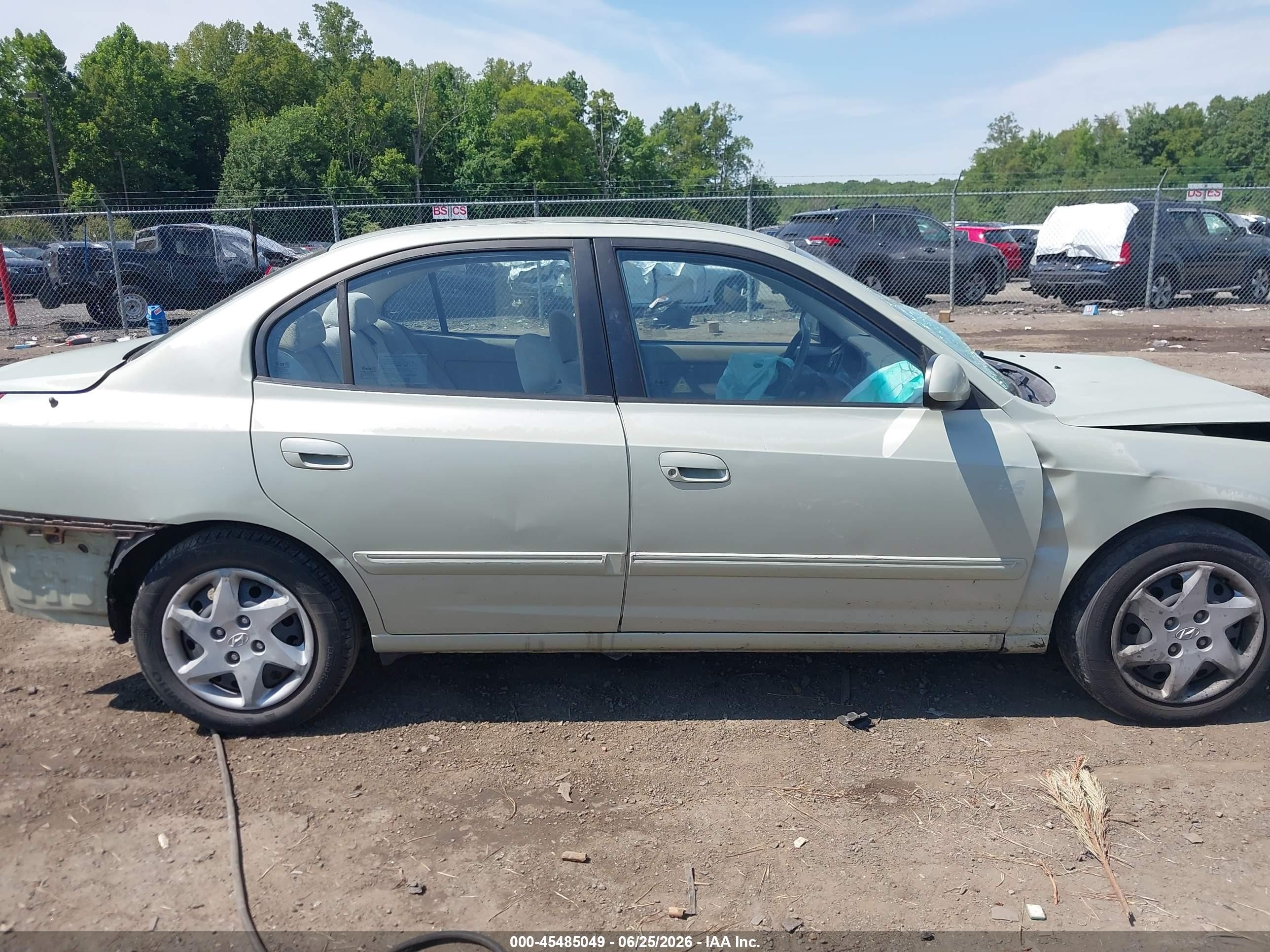 2004 Hyundai Elantra Gls/gt Green vin: KMHDN46D84U770235