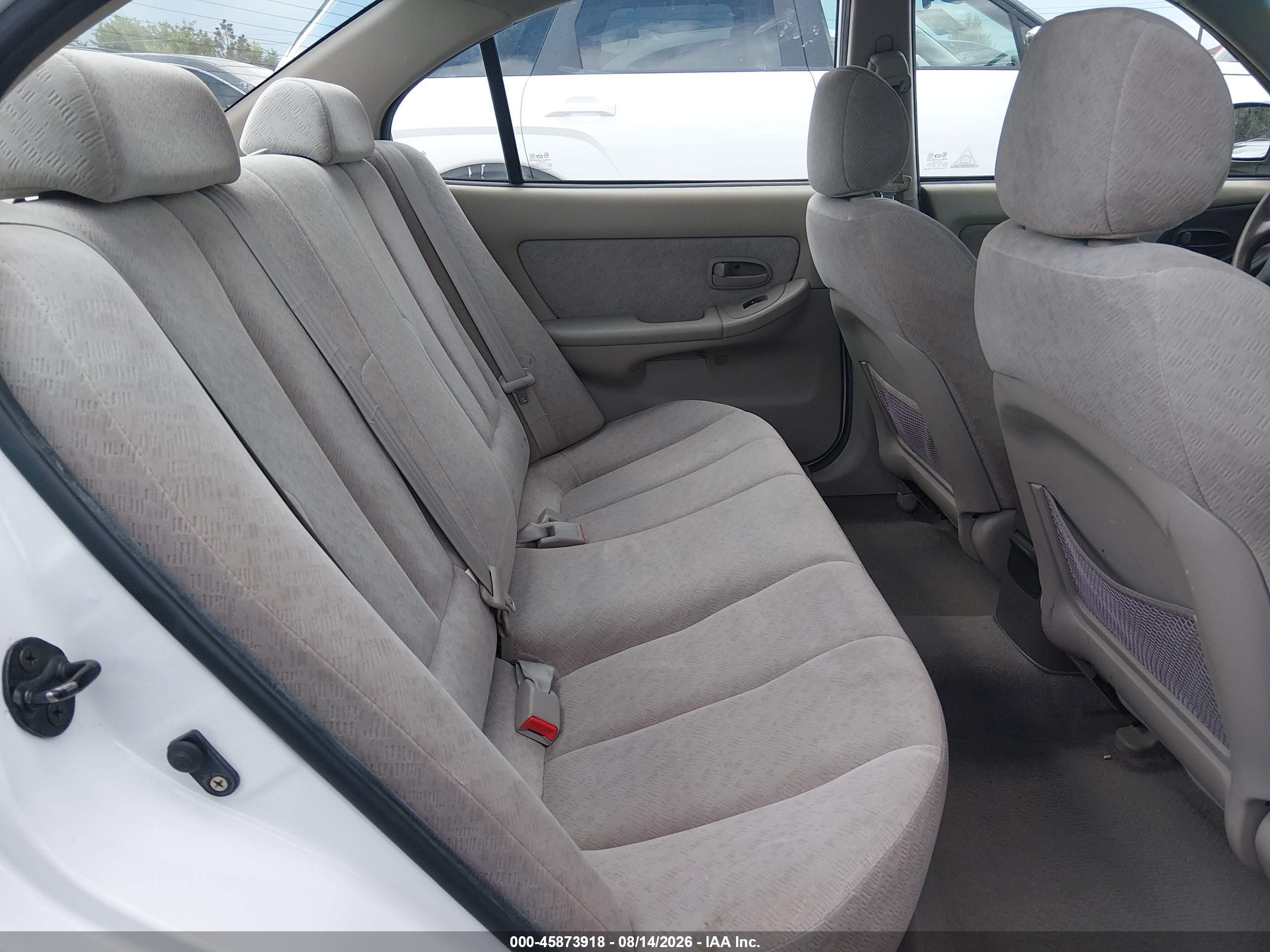 2004 Hyundai Elantra Gls/gt White vin: KMHDN46D84U869038