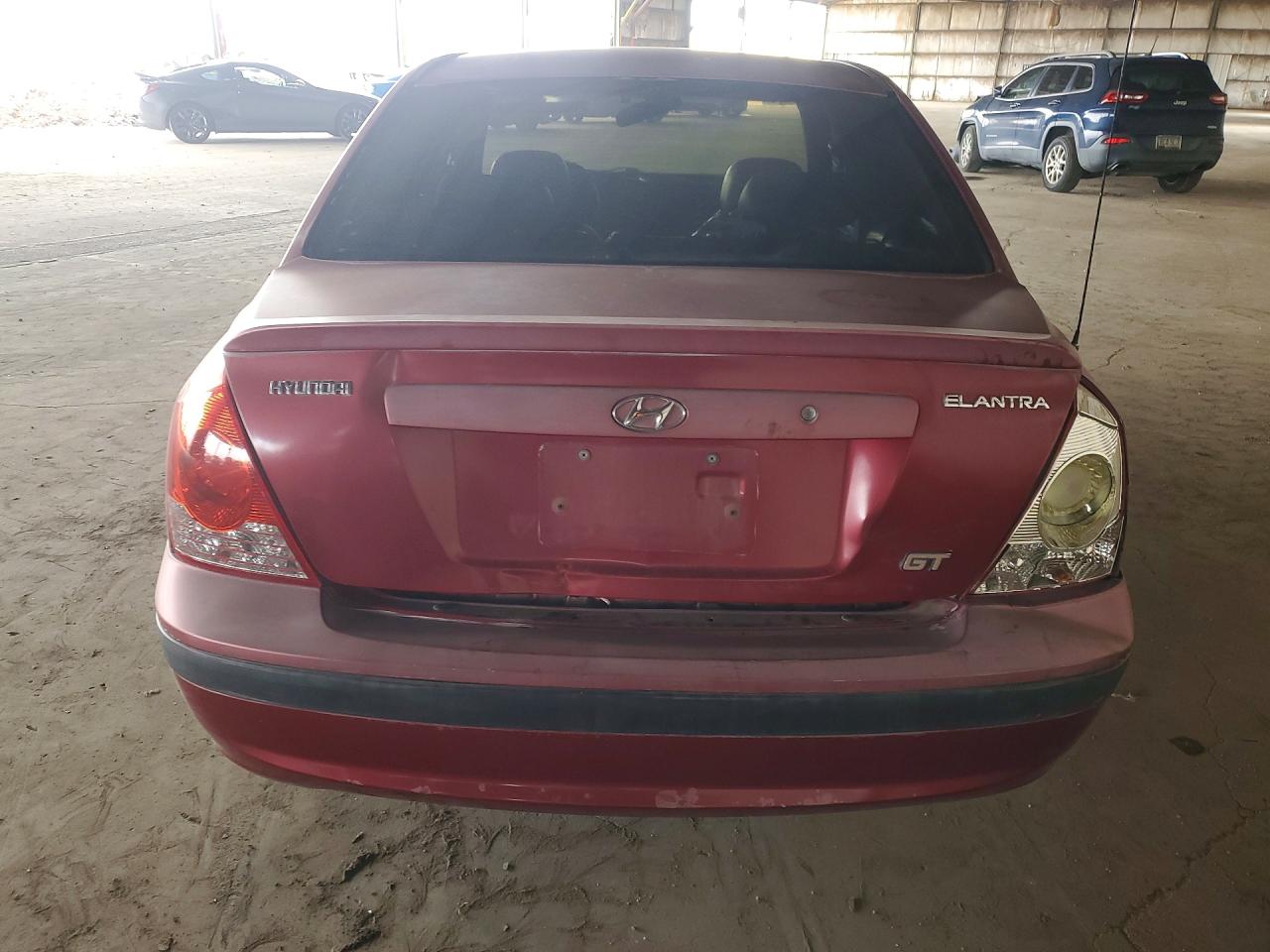 2004 Hyundai Elantra Gls Red vin: KMHDN46D84U919095