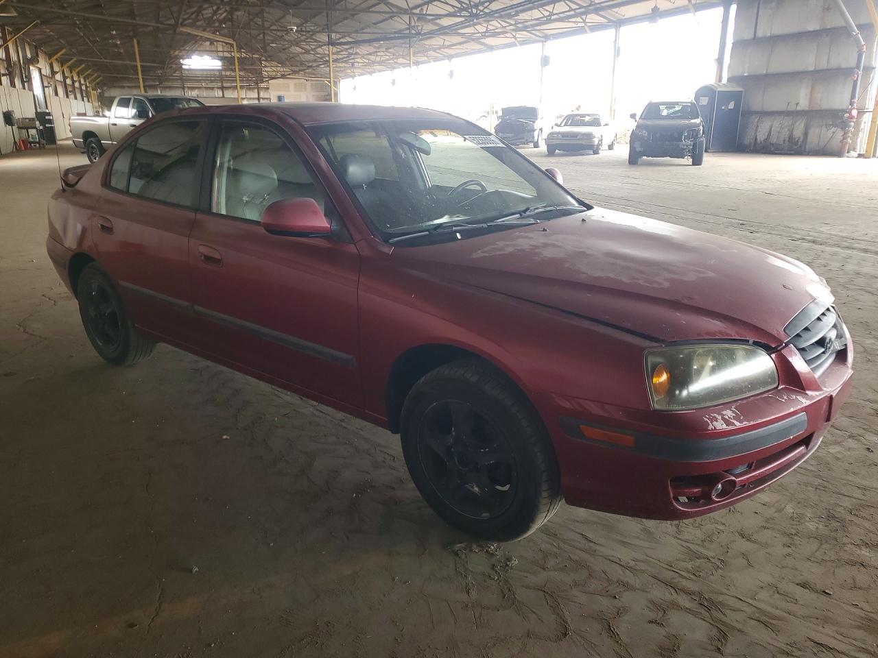 2004 Hyundai Elantra Gls Red vin: KMHDN46D84U919095