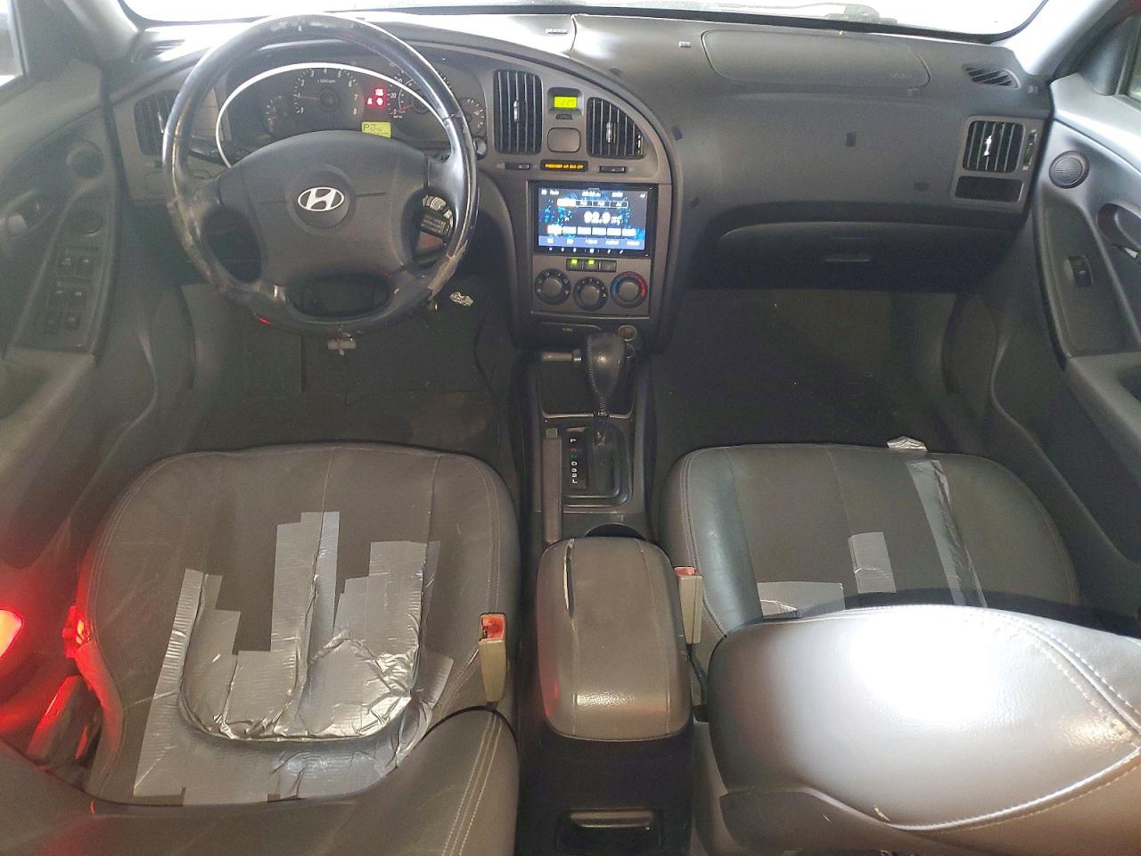 2004 Hyundai Elantra Gls Red vin: KMHDN46D84U919095
