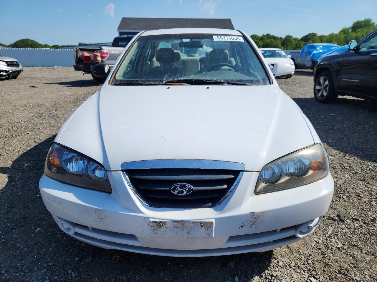2005 Hyundai Elantra Gls Белый vin: KMHDN46D85U037538