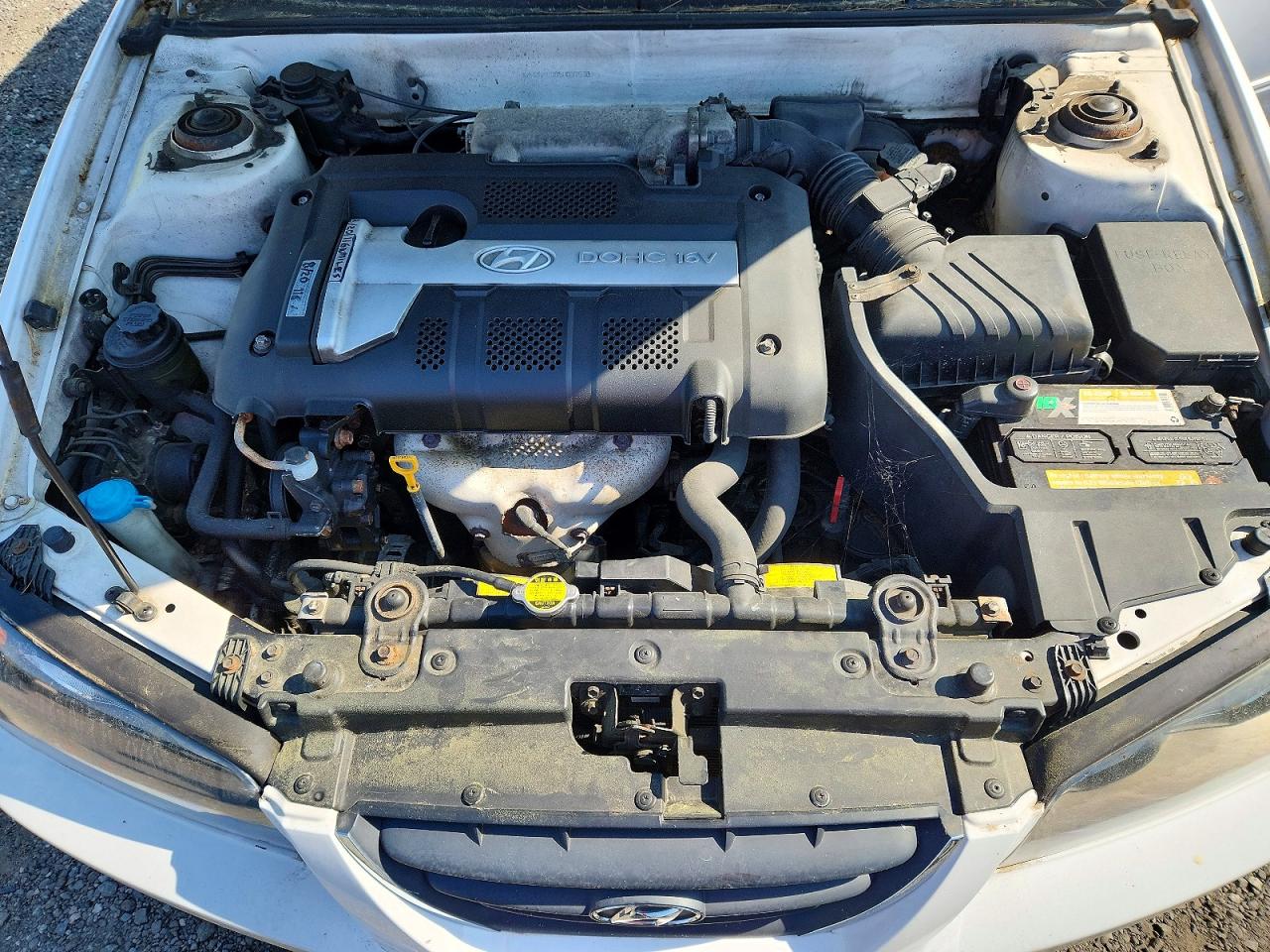 2005 Hyundai Elantra Gls Белый vin: KMHDN46D85U037538