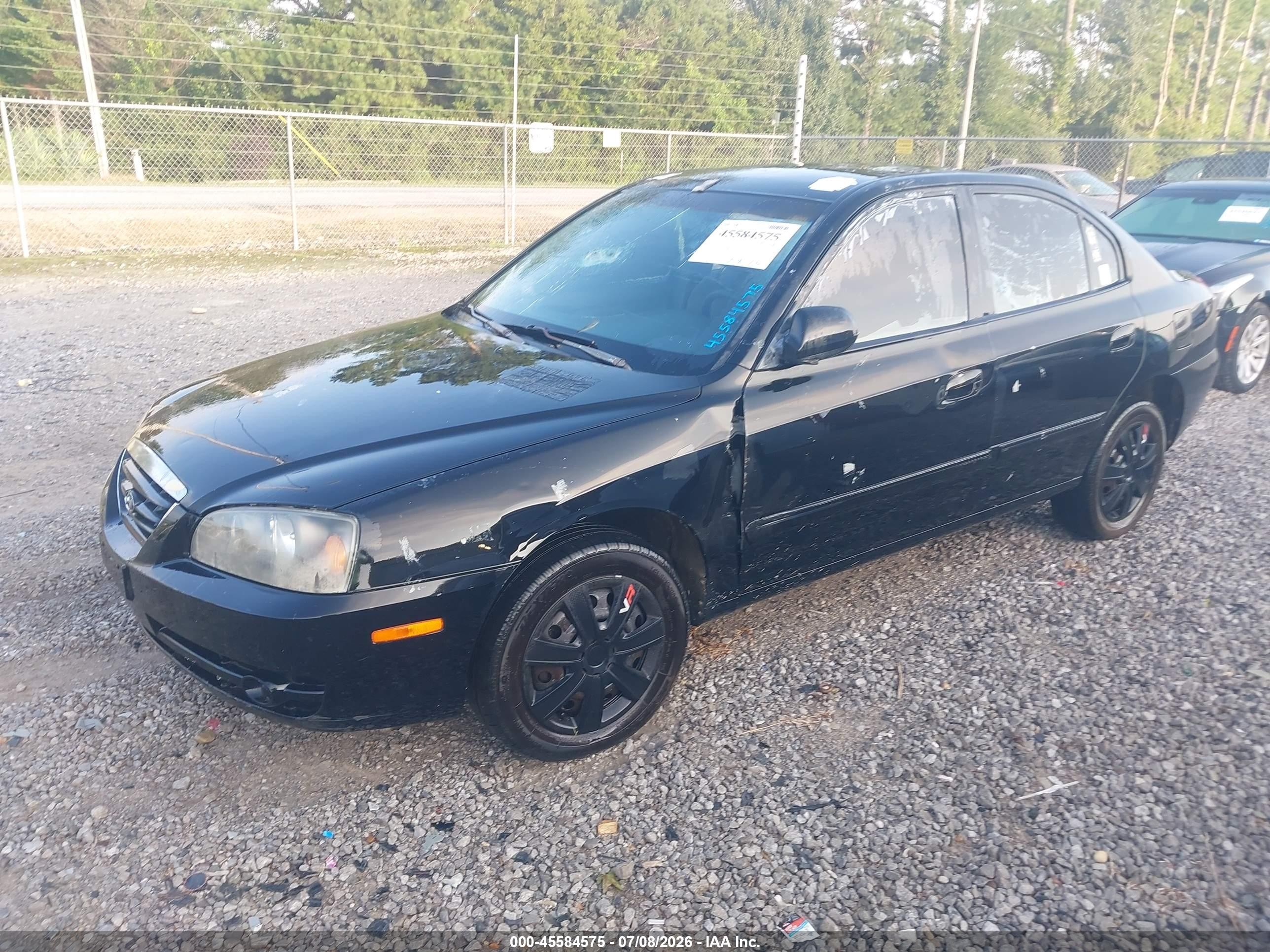 2005 Hyundai Elantra Gls/gt Black vin: KMHDN46D85U118832