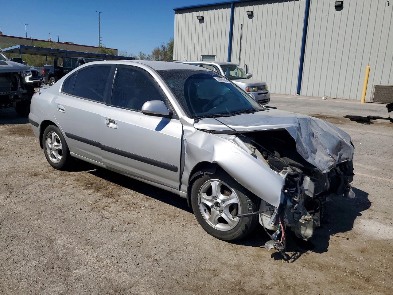2005 Hyundai Elantra Gls Silver vin: KMHDN46D85U940191