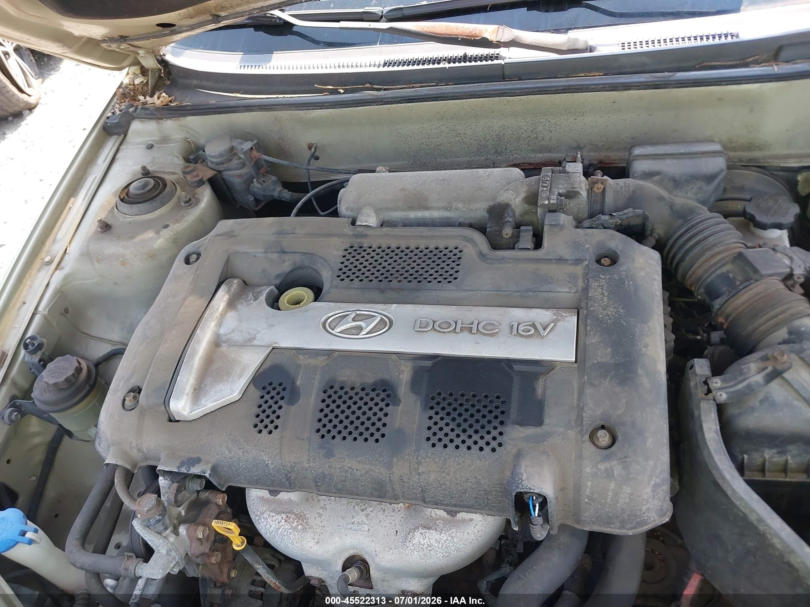 2006 Hyundai Elantra Gls/limited Gold vin: KMHDN46D86U221119