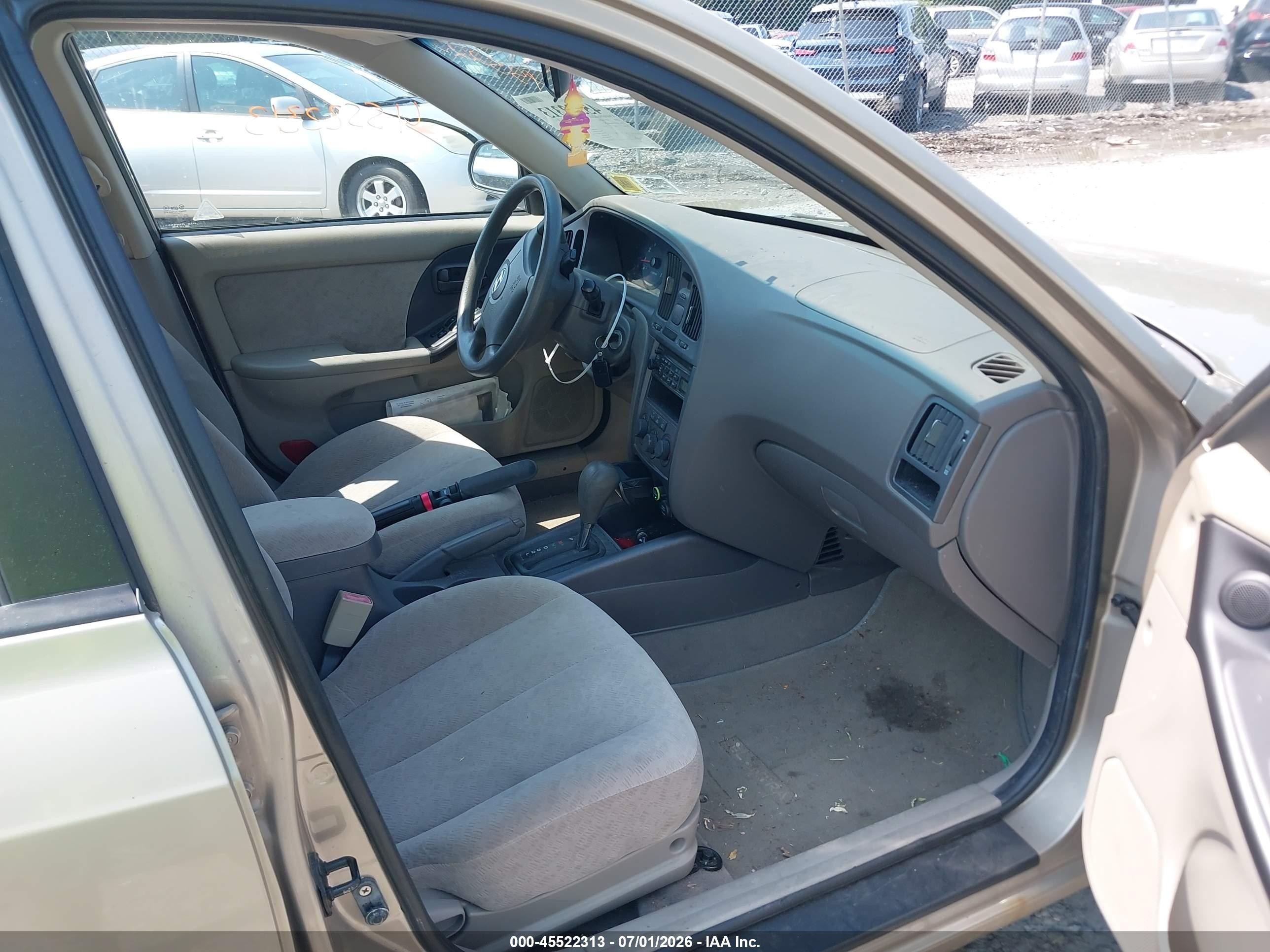 2006 Hyundai Elantra Gls/limited Gold vin: KMHDN46D86U221119