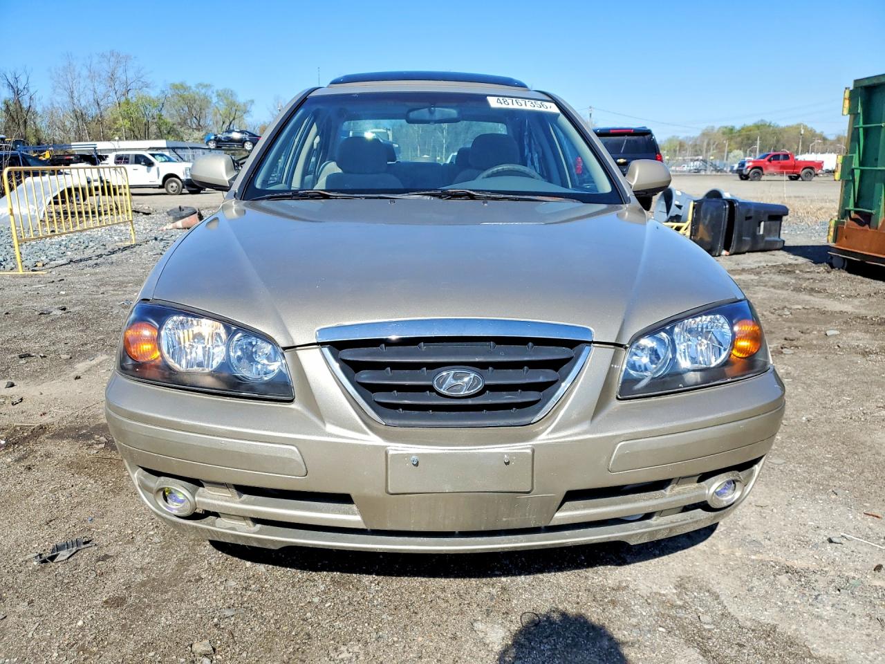 2006 Hyundai Elantra Gls Tan vin: KMHDN46D86U359369