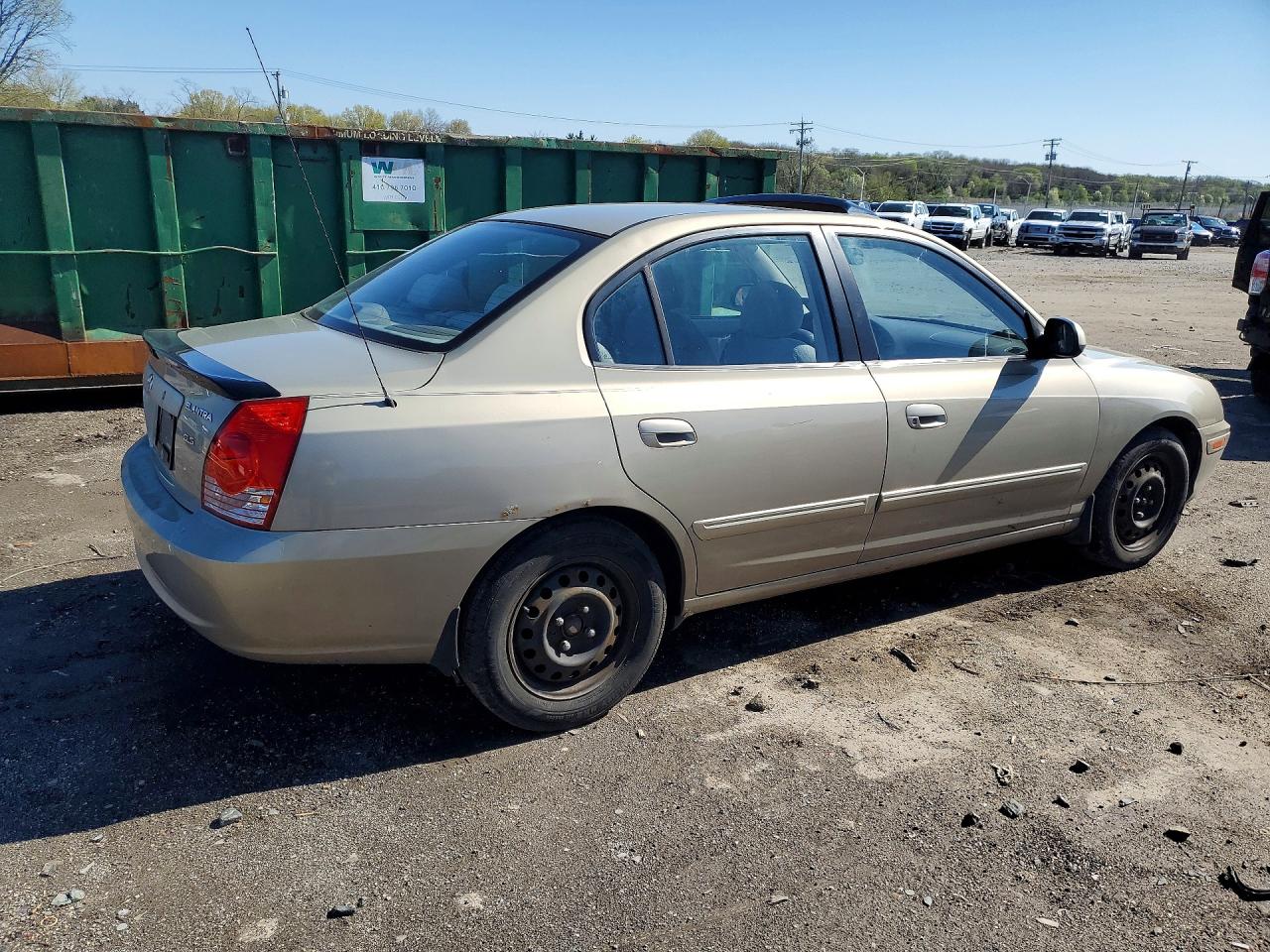 2006 Hyundai Elantra Gls Tan vin: KMHDN46D86U359369