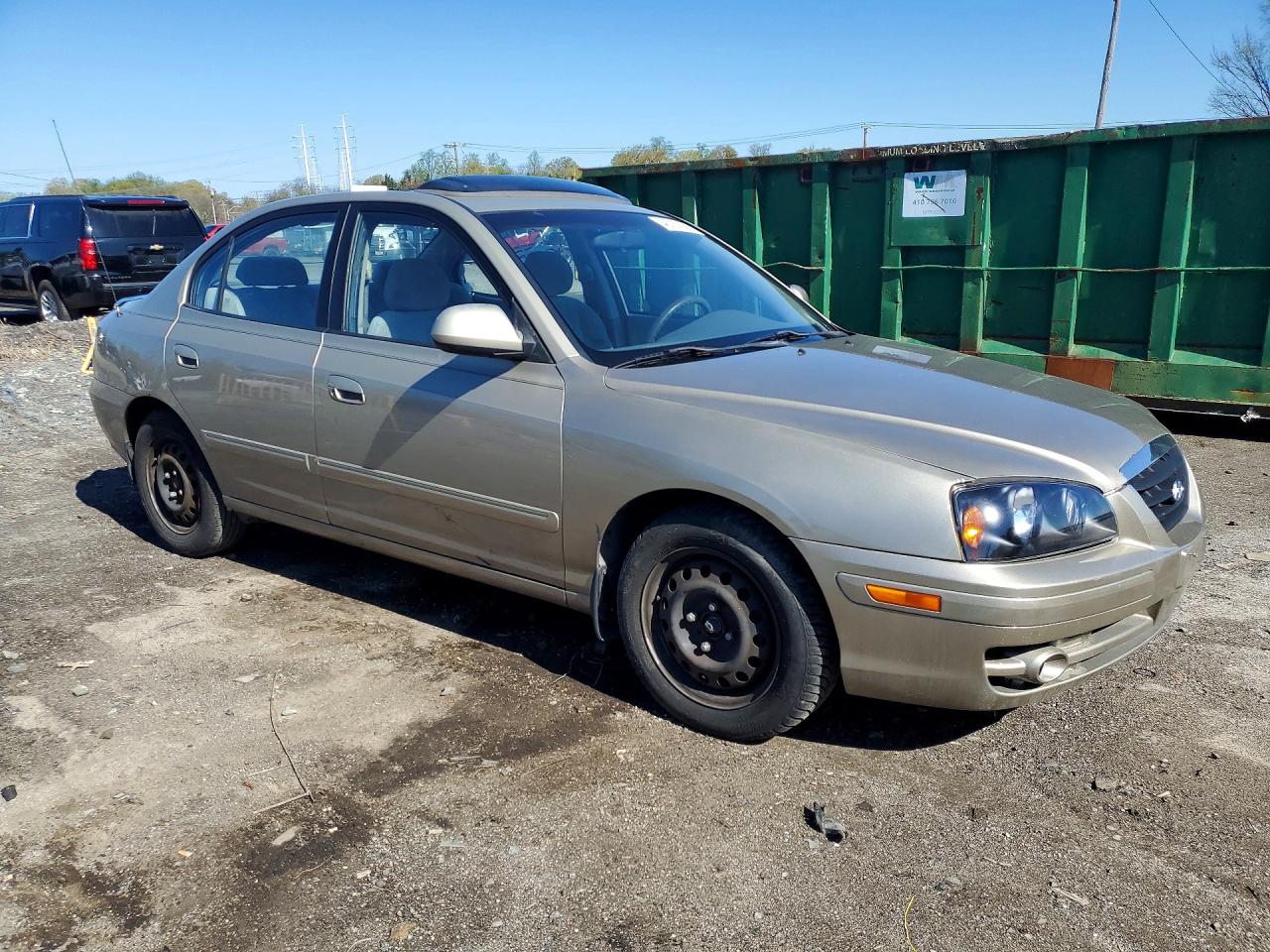 2006 Hyundai Elantra Gls Tan vin: KMHDN46D86U359369
