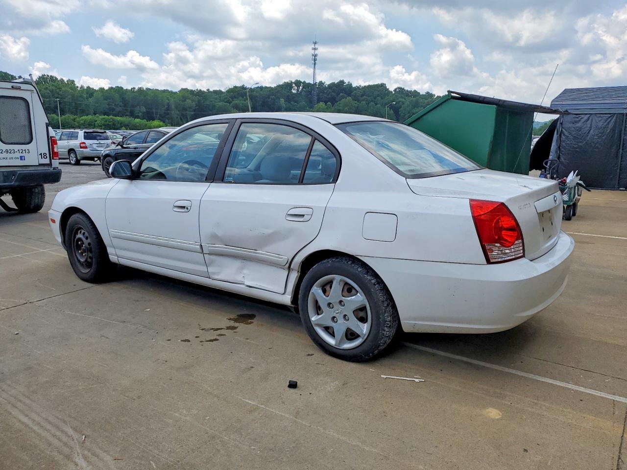 2006 Hyundai Elantra Gls Белый vin: KMHDN46D86U361199