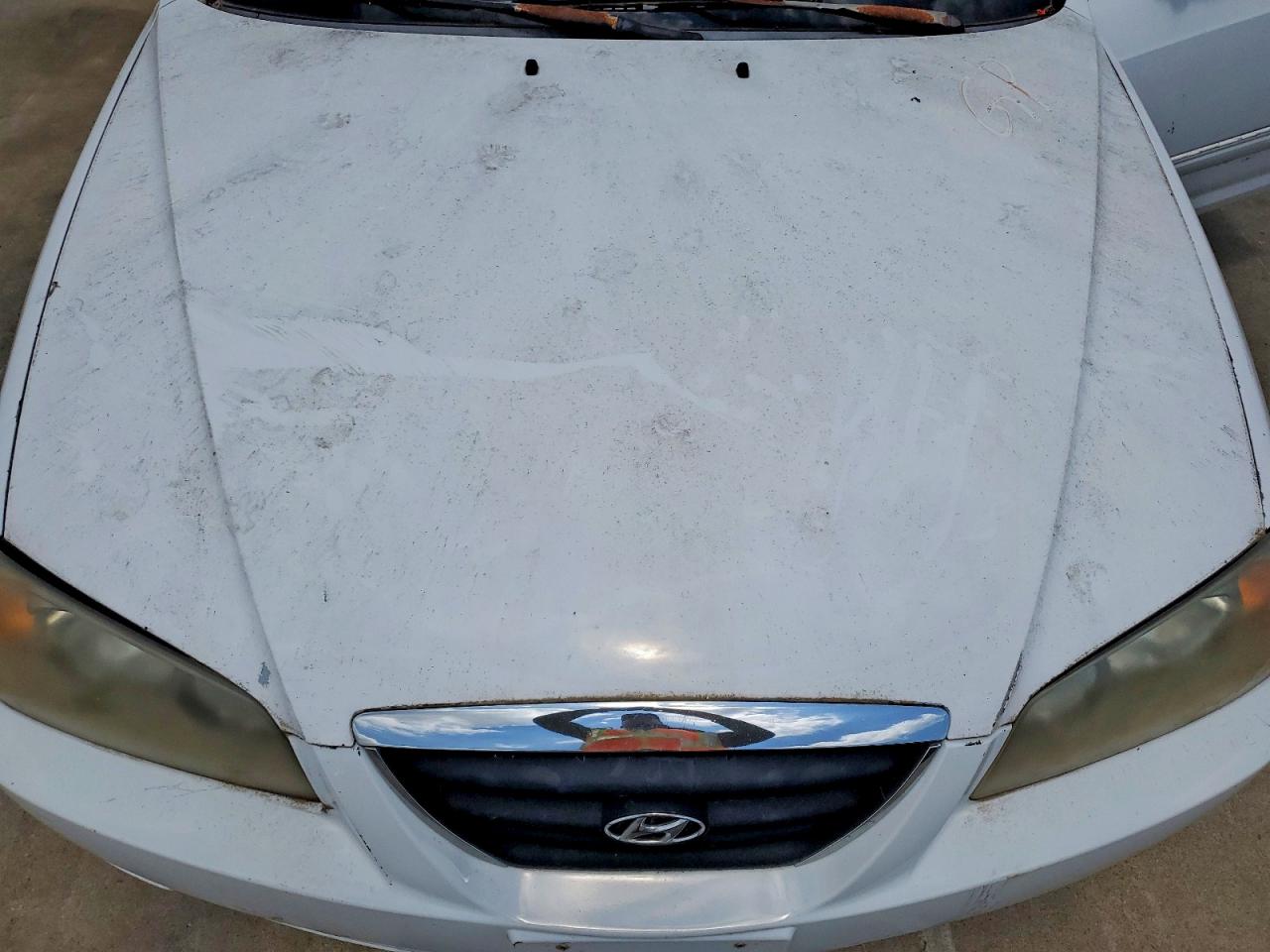 2006 Hyundai Elantra Gls Белый vin: KMHDN46D86U361199