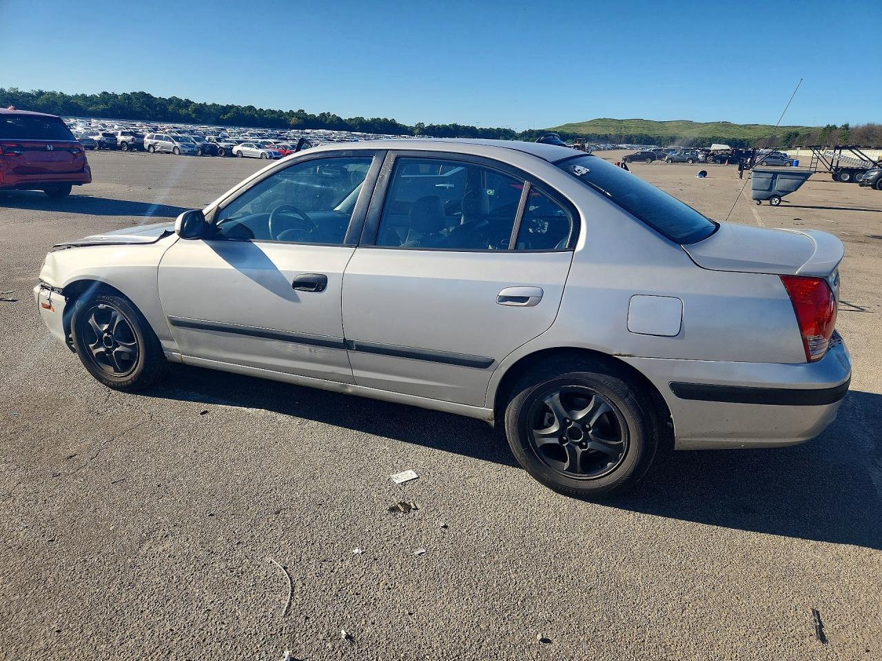 2004 Hyundai Elantra Gls Silver vin: KMHDN46D94U805526