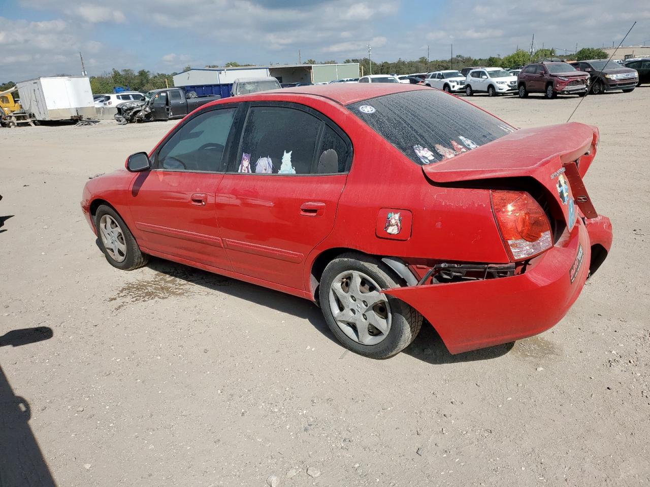 2004 Hyundai Elantra Gls Красный vin: KMHDN46D94U916934