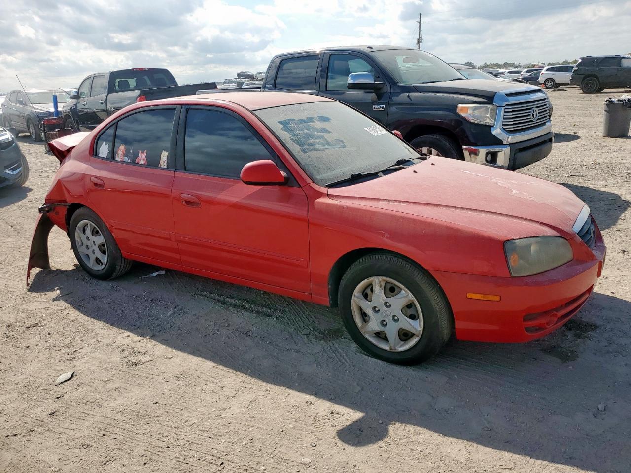2004 Hyundai Elantra Gls Красный vin: KMHDN46D94U916934
