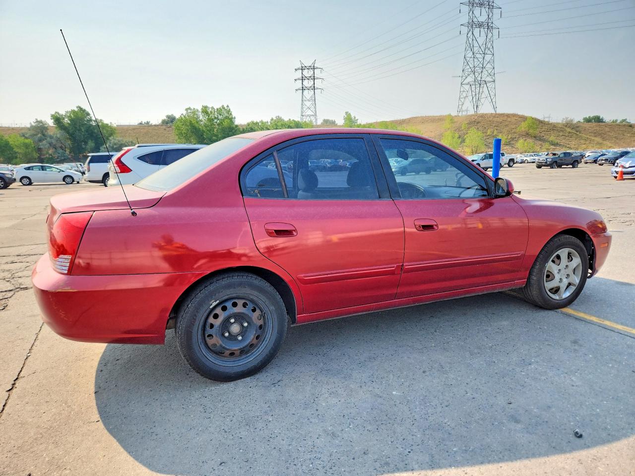 2004 Hyundai Elantra Gls Red vin: KMHDN46D94U920997