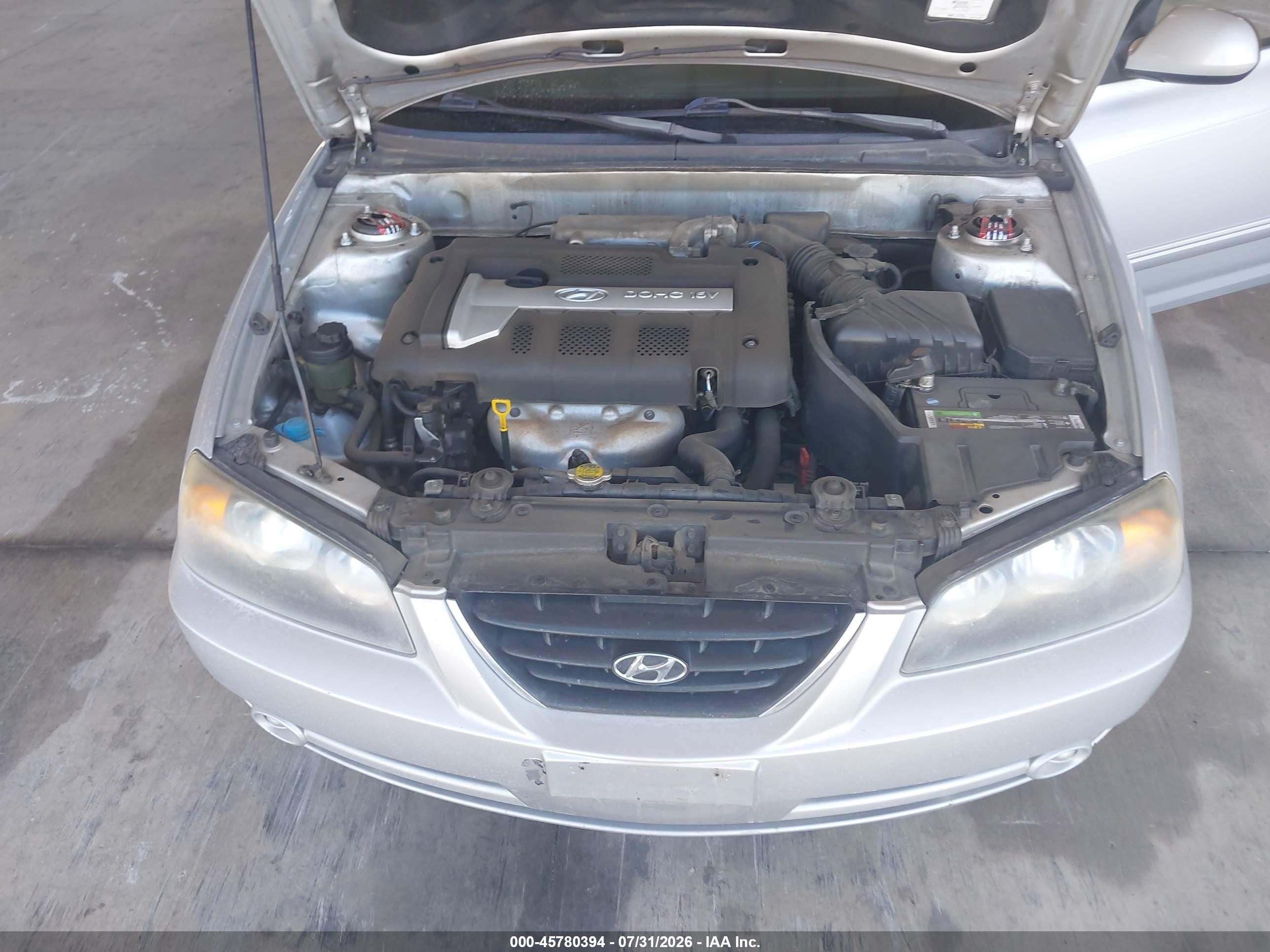 2005 Hyundai Elantra Gls/gt Серебряный vin: KMHDN46D95U030680