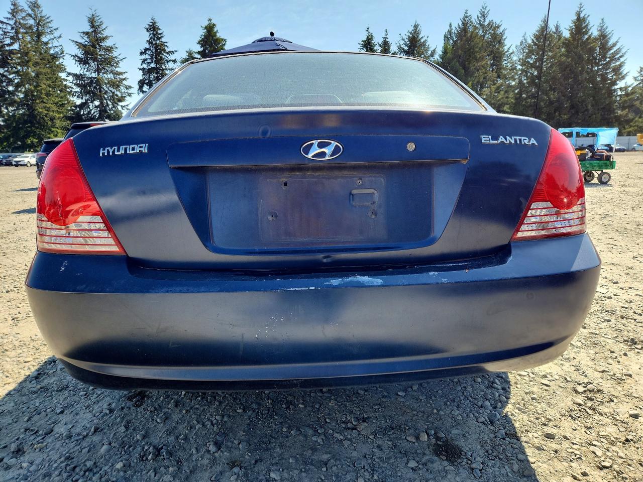 2005 Hyundai Elantra Gls Blue vin: KMHDN46D95U097070