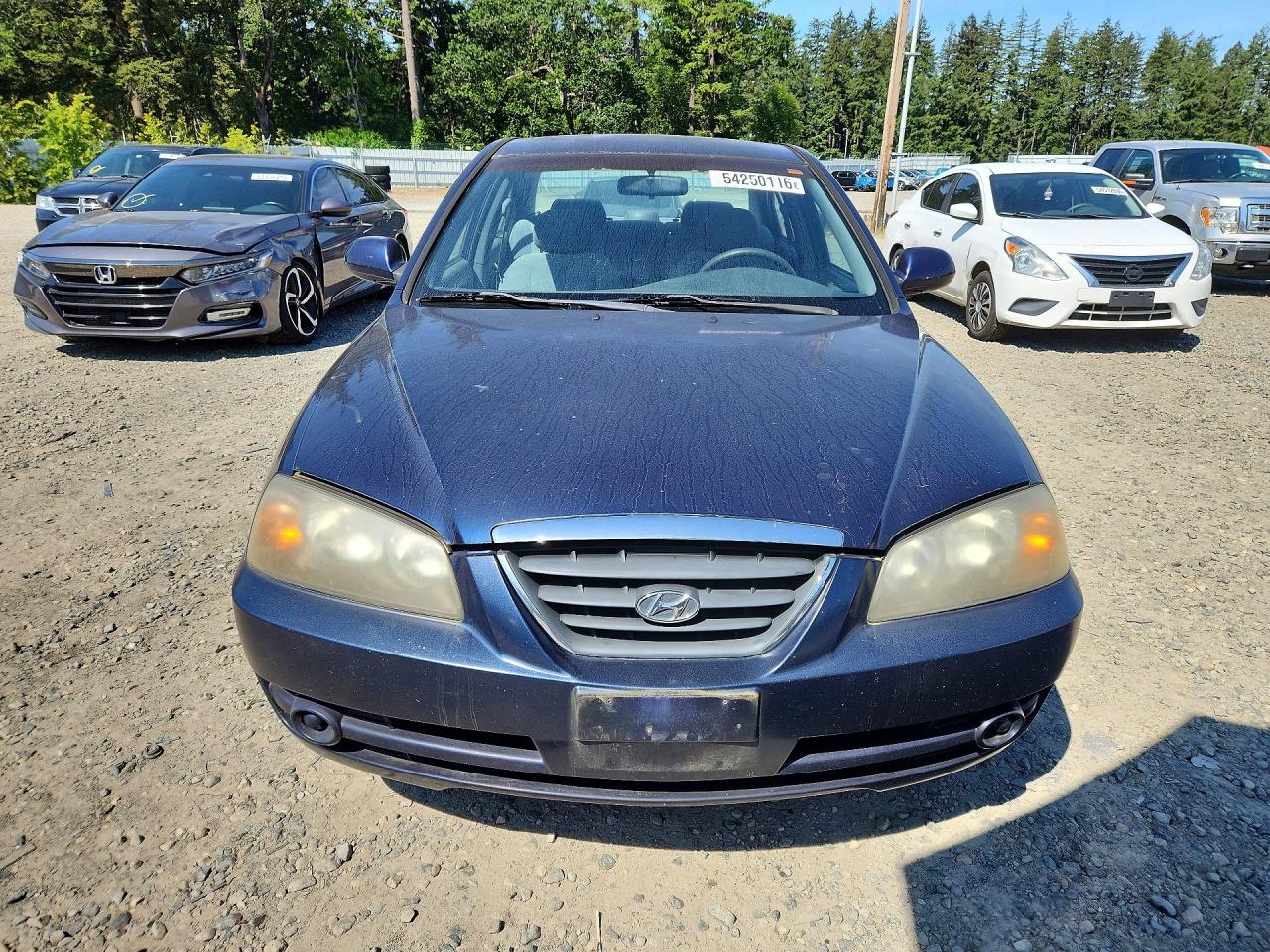 2005 Hyundai Elantra Gls Blue vin: KMHDN46D95U097070