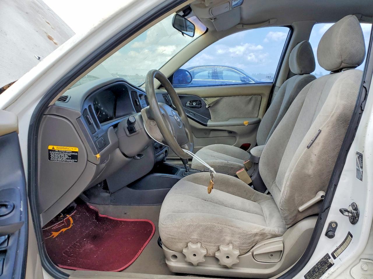 2005 Hyundai Elantra Gls Белый vin: KMHDN46D95U149264