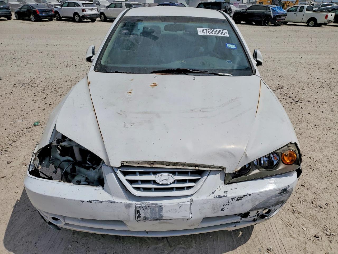 2005 Hyundai Elantra Gls Белый vin: KMHDN46D95U149264