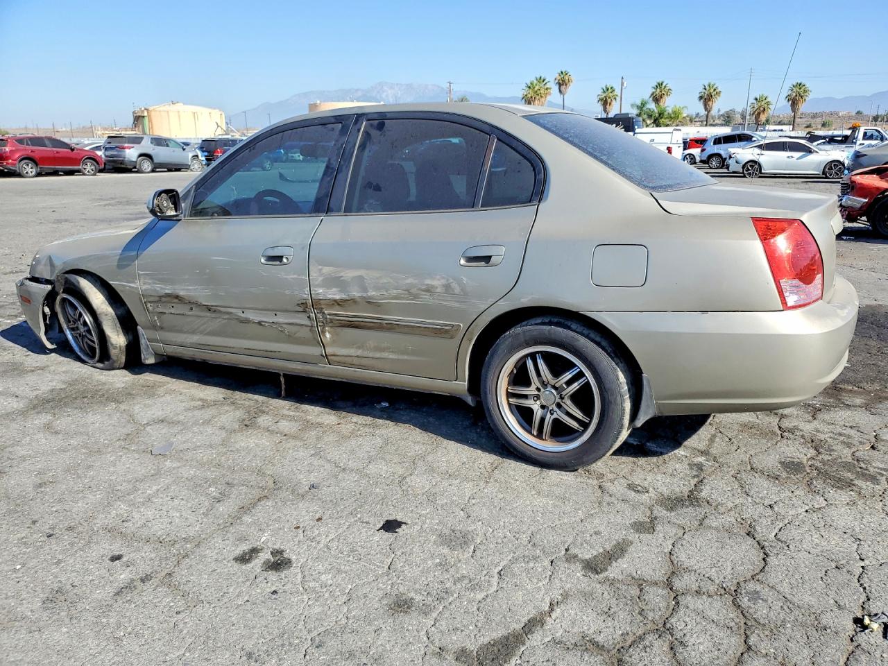 2005 Hyundai Elantra Gls Золотой vin: KMHDN46D95U955220