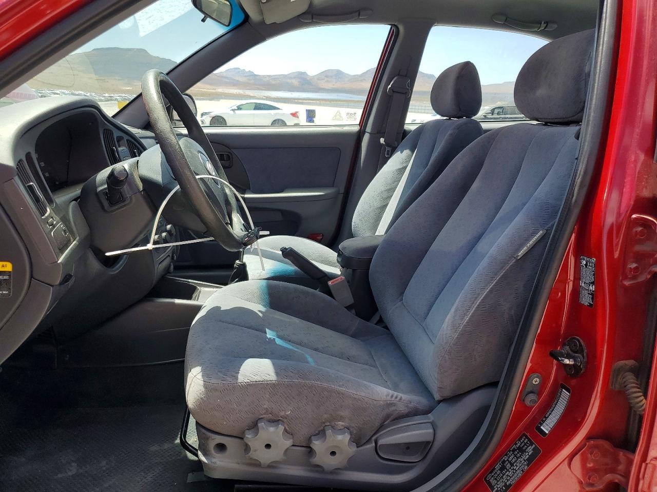 2006 Hyundai Elantra Gls Burgundy vin: KMHDN46D96U200781