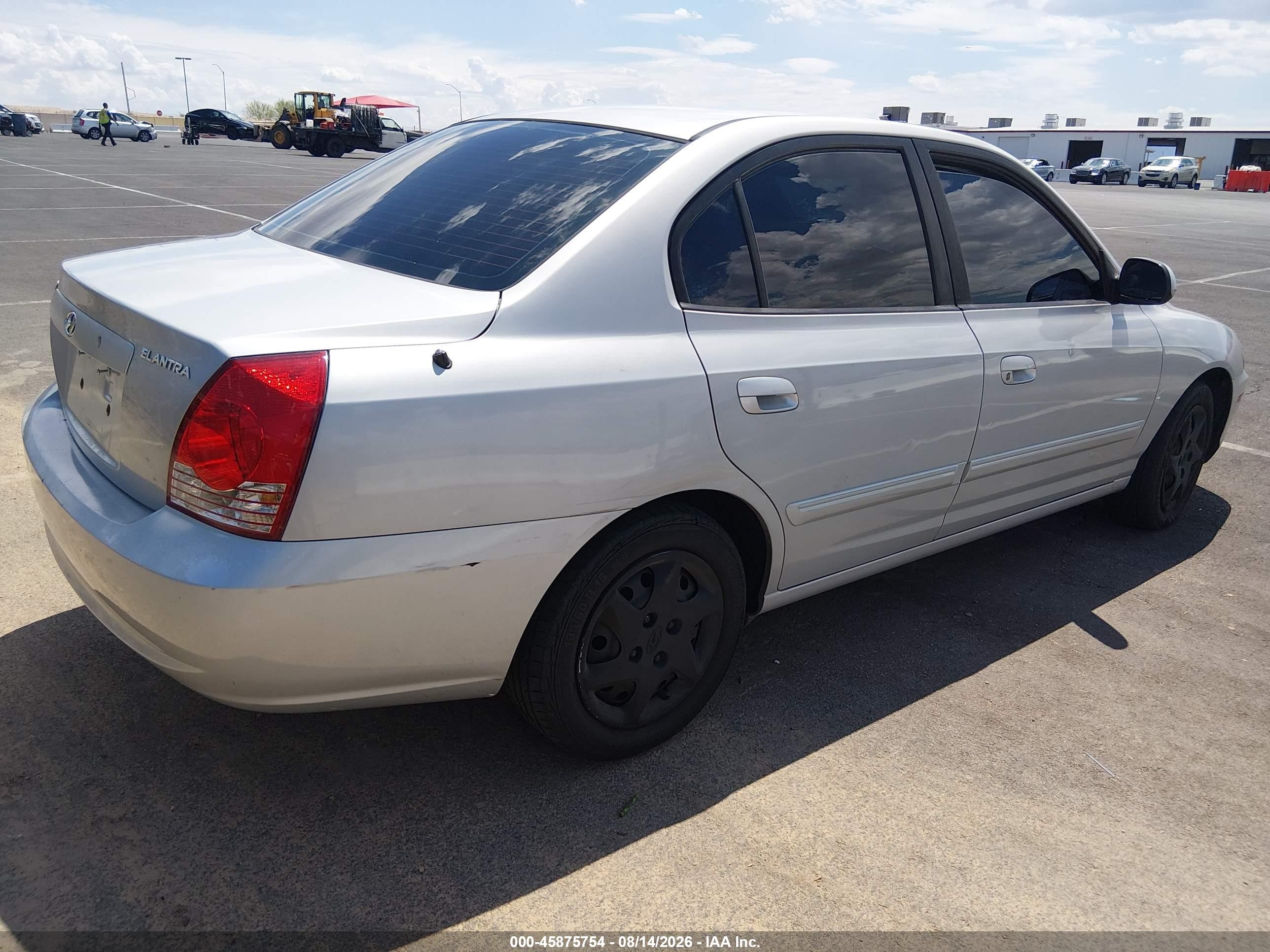 2006 Hyundai Elantra Gls/limited Silver vin: KMHDN46D96U358425