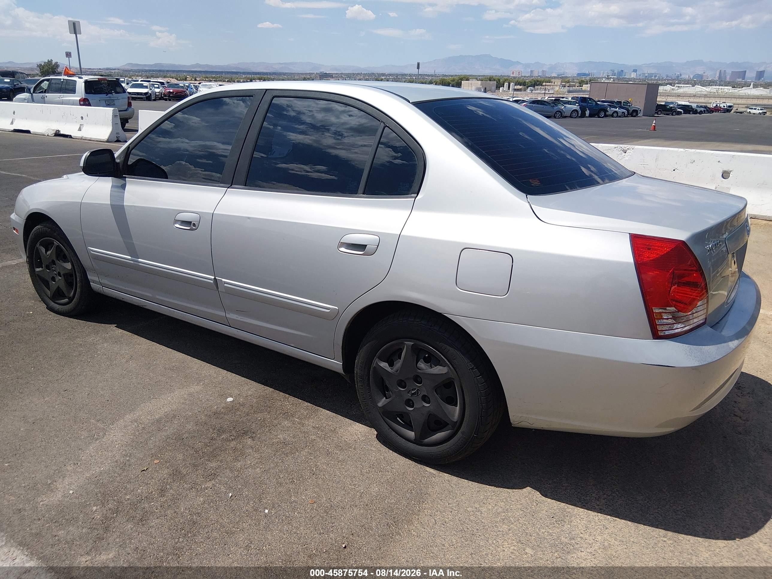 2006 Hyundai Elantra Gls/limited Silver vin: KMHDN46D96U358425