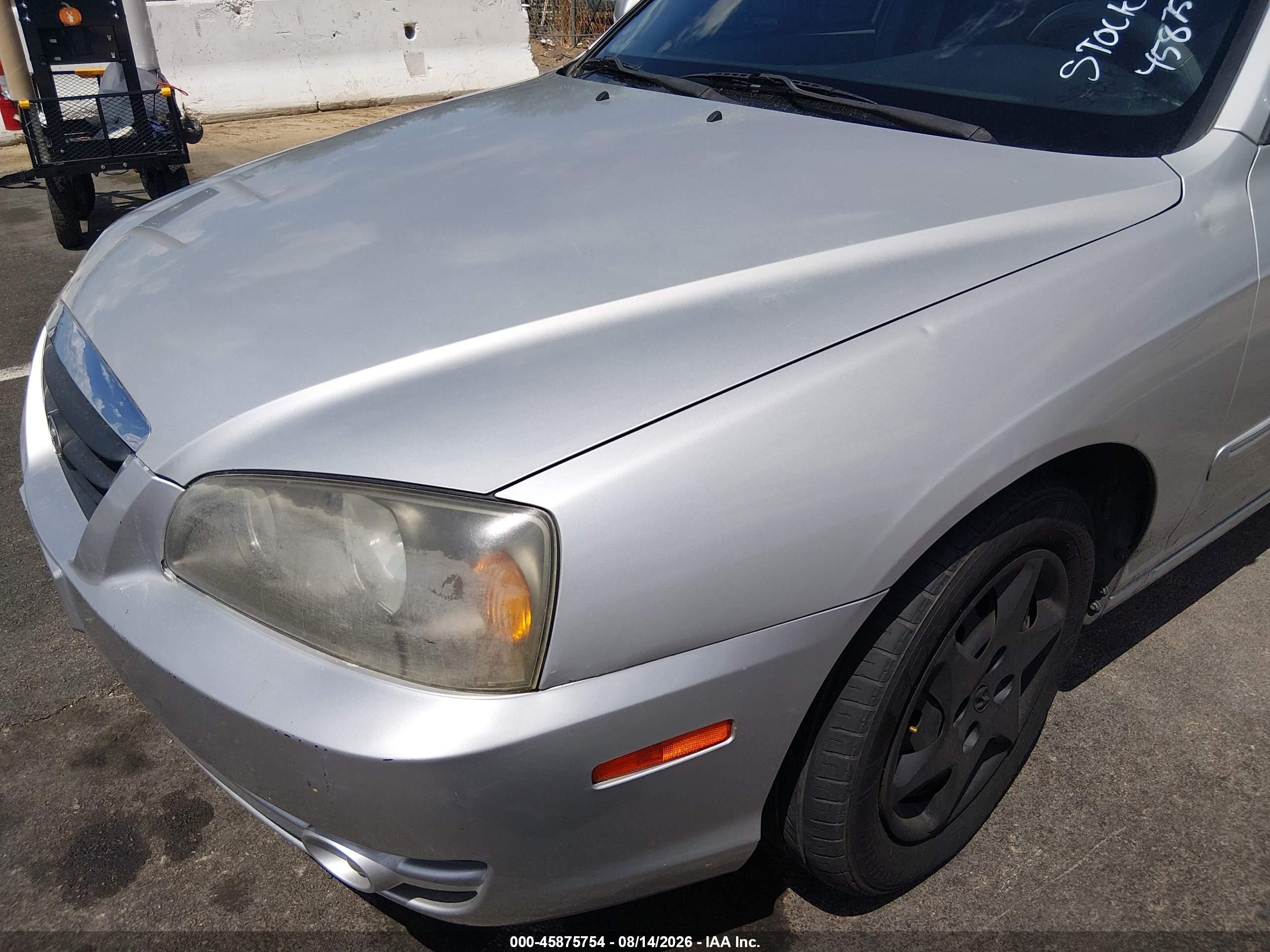 2006 Hyundai Elantra Gls/limited Silver vin: KMHDN46D96U358425