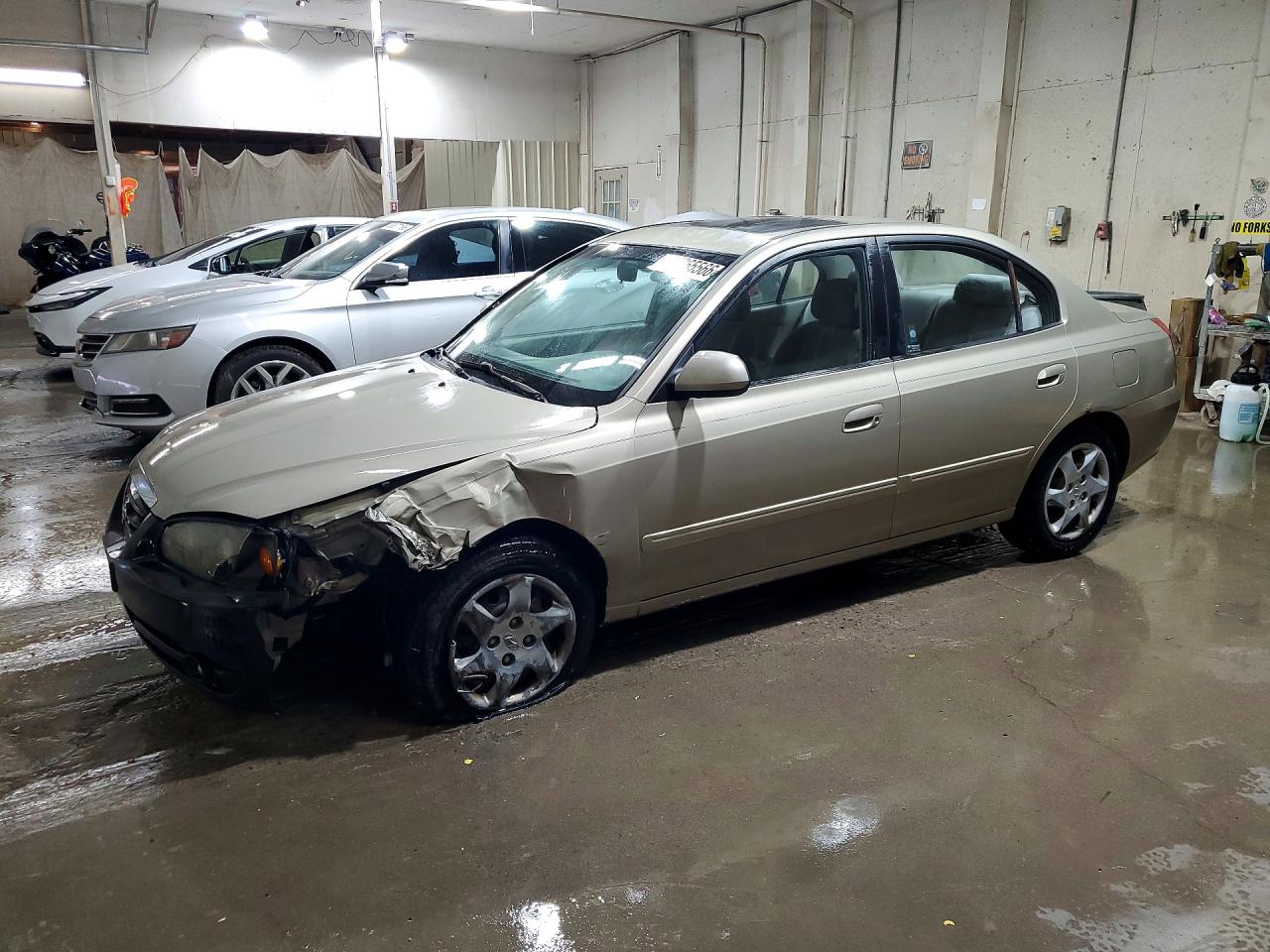 2006 Hyundai Elantra Gls Gold vin: KMHDN46D96U359784