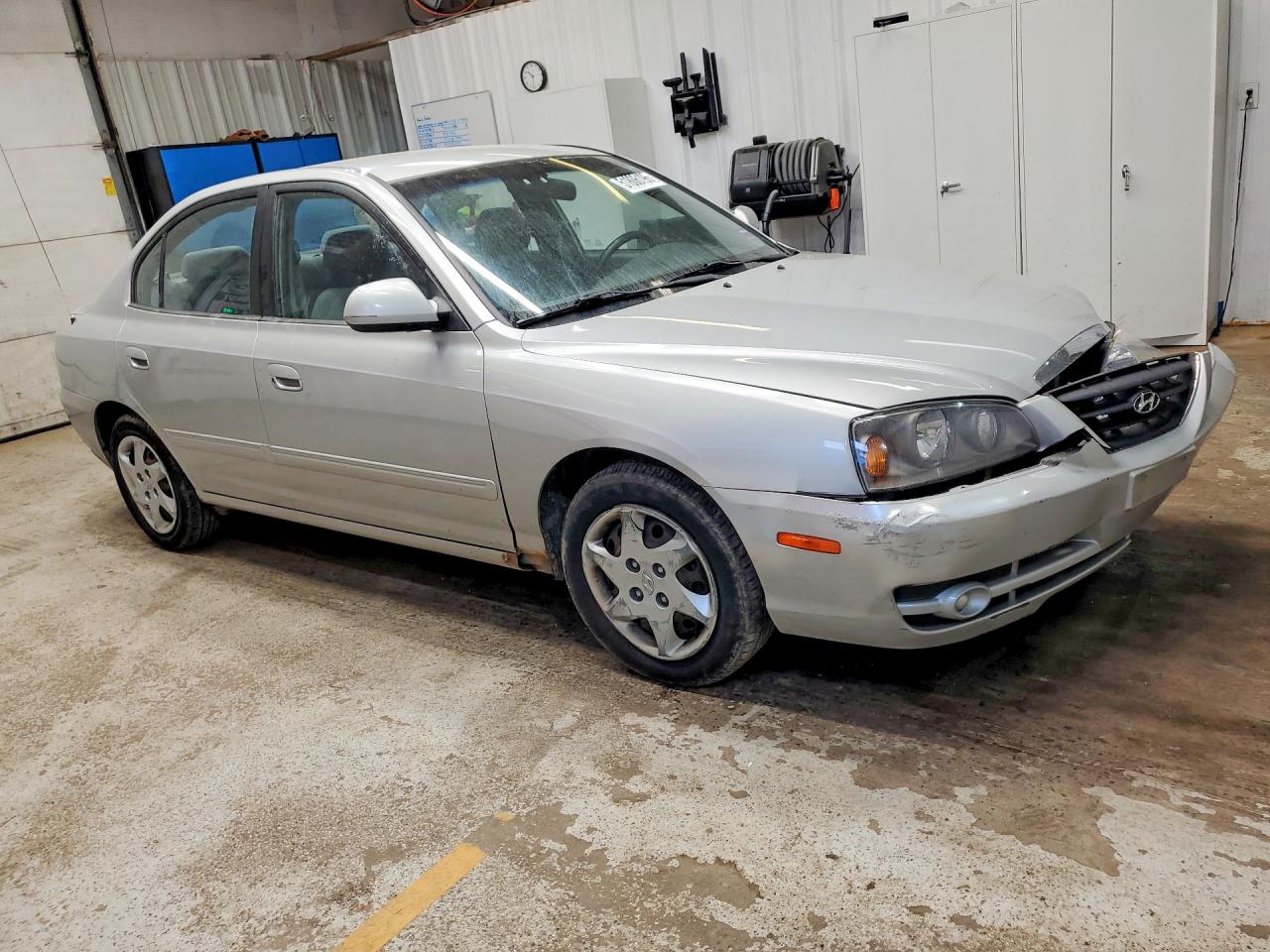 2006 Hyundai Elantra Gls Silver vin: KMHDN46D96U373717