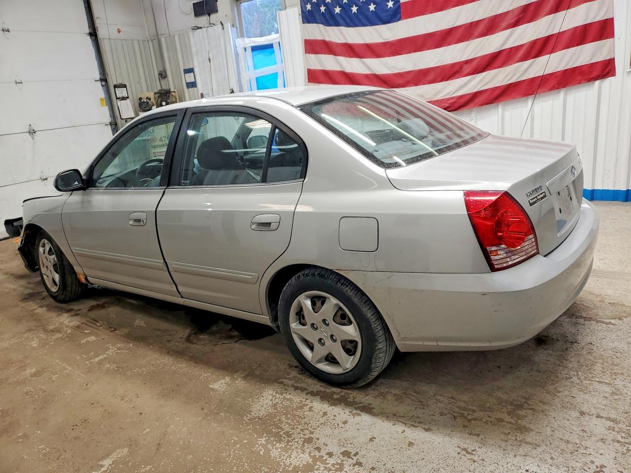2006 Hyundai Elantra Gls Silver vin: KMHDN46D96U373717
