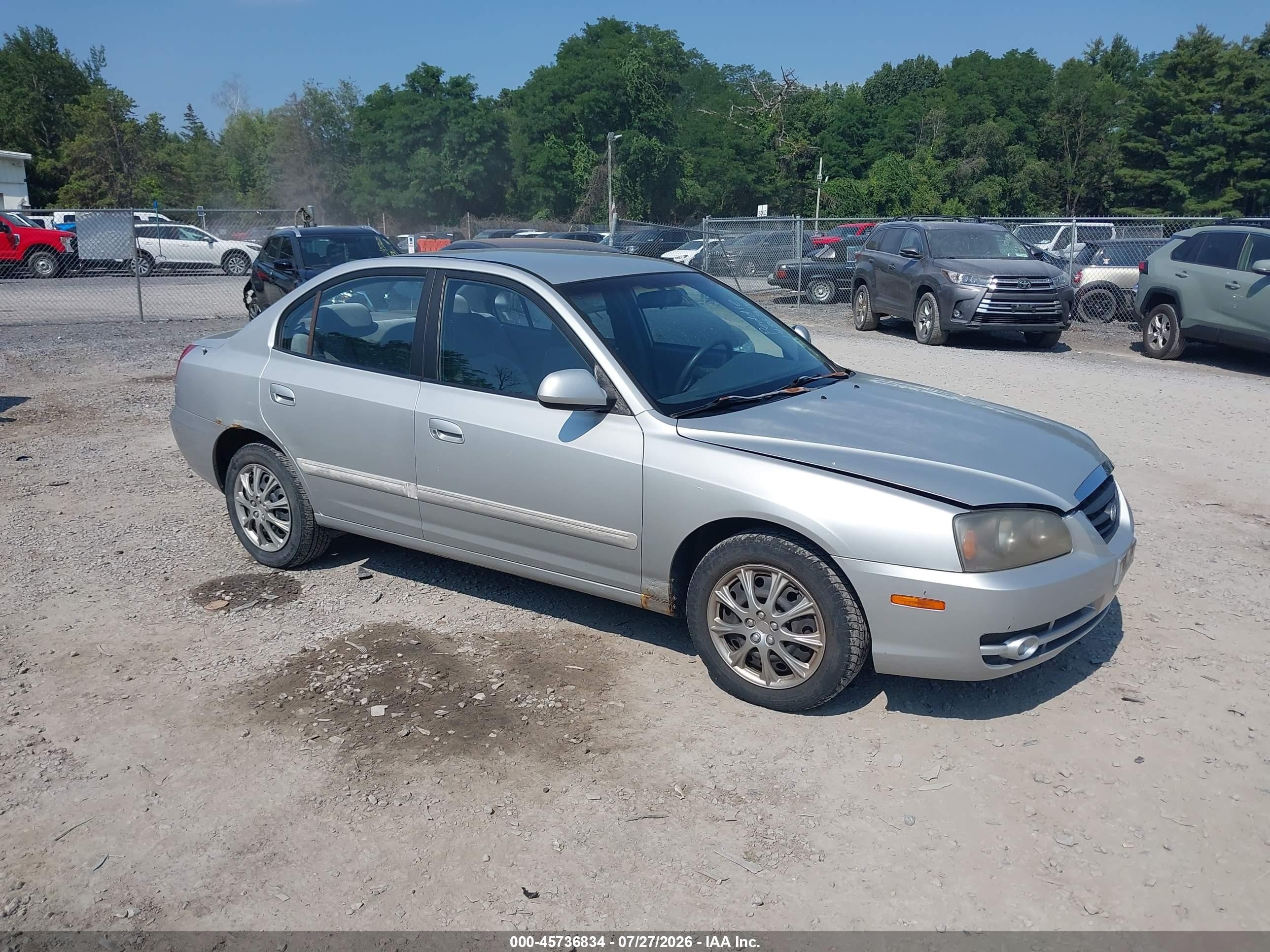 2004 Hyundai Elantra Gls/gt Серебряный vin: KMHDN46DX4U828538